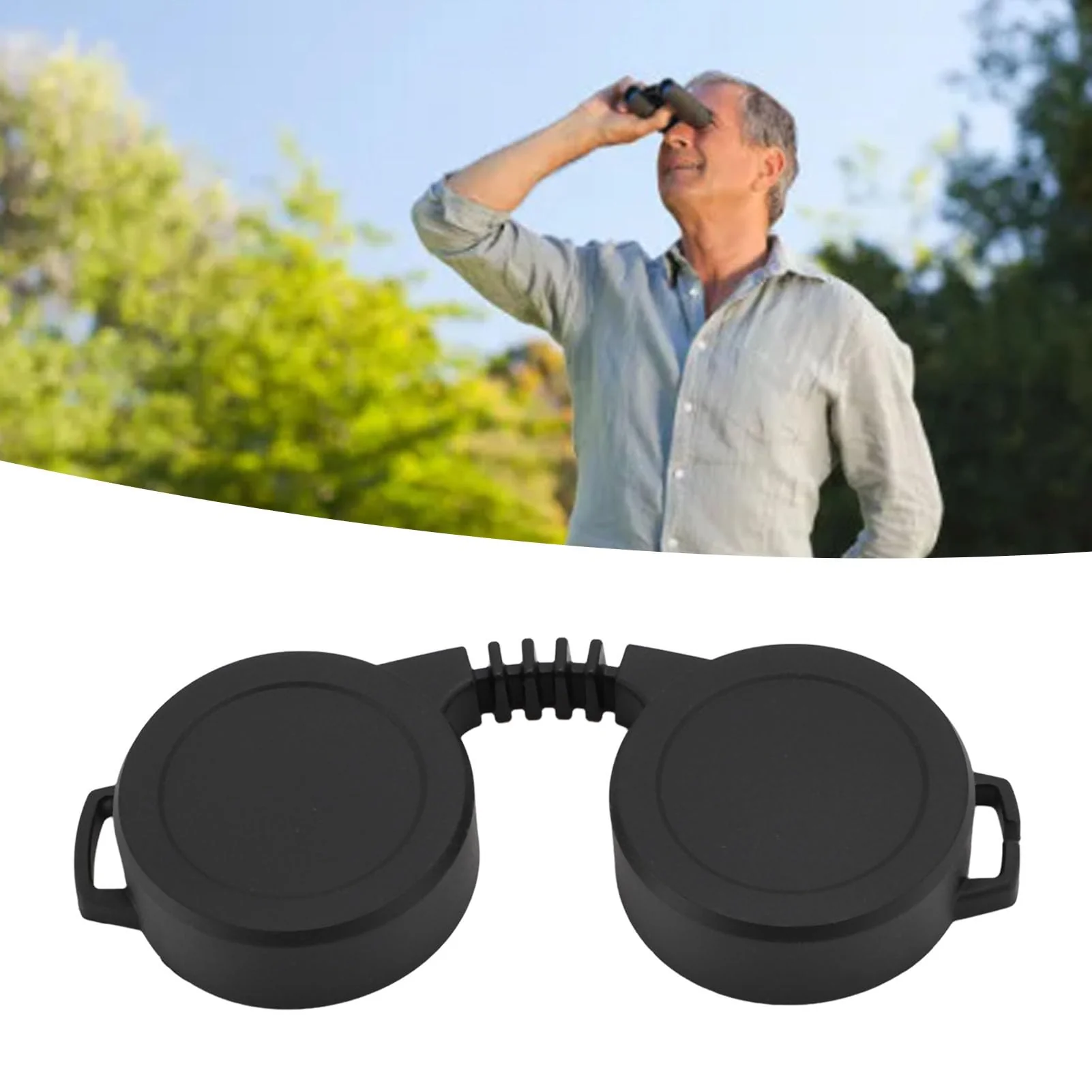 43‑44.8mm Binocular Ocular Lens Cover Binoculars Rainguard Eyepiece for 8x30 10x30 8x32 10x32 8x42 10x42 8x50 Binoculars - Image 5