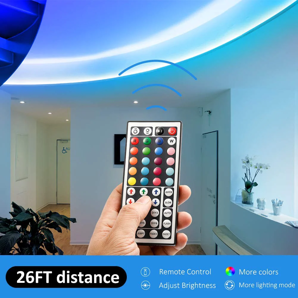 44 Keys RGB LED Light Strip Remote Controller Infrared Led Light Remote Replacement for SMD 5050 2835 3528 Led Strip Lights 1 remote - Image 2
