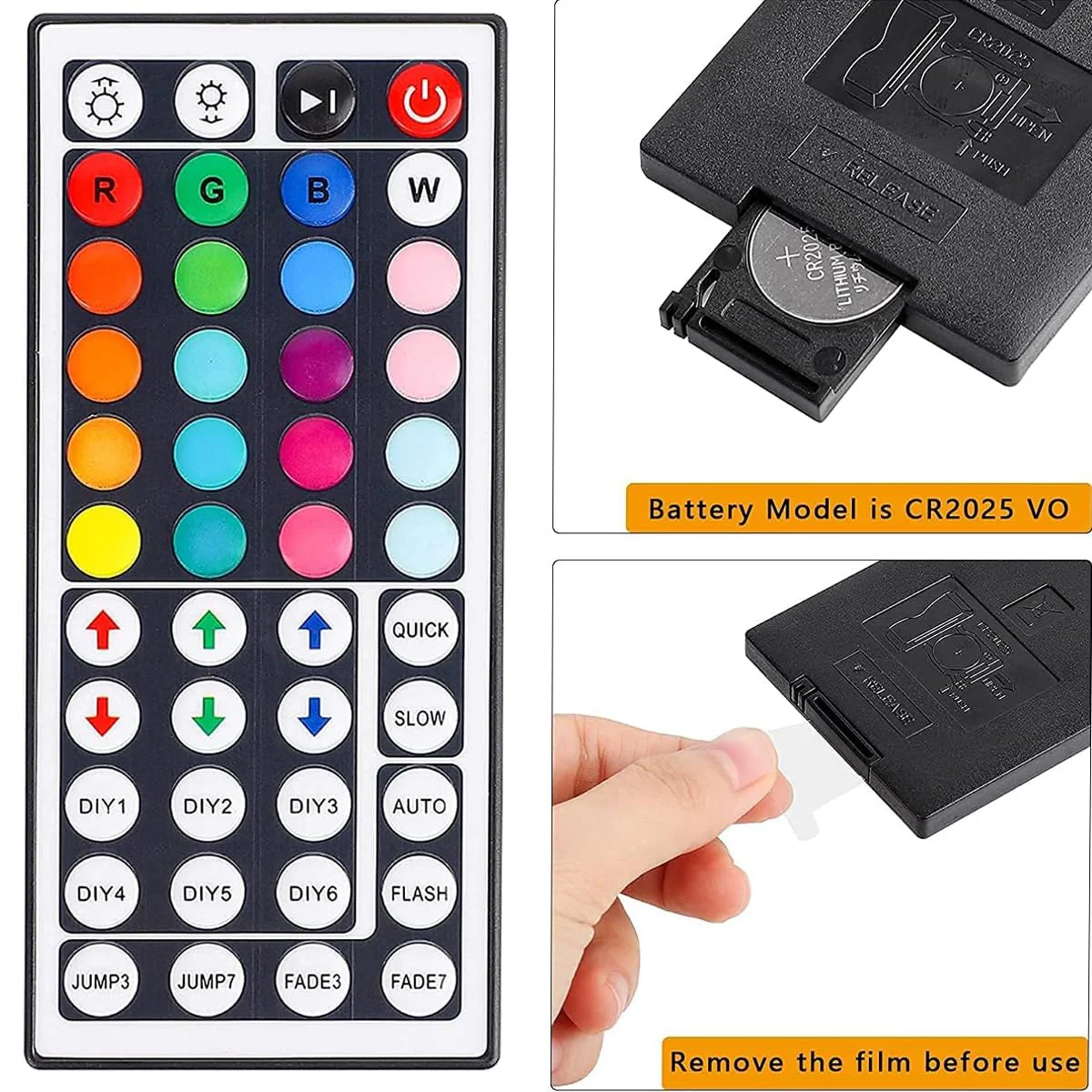 44 Keys RGB LED Light Strip Remote Controller Infrared Led Light Remote Replacement for SMD 5050 2835 3528 Led Strip Lights 1 remote - Image 6