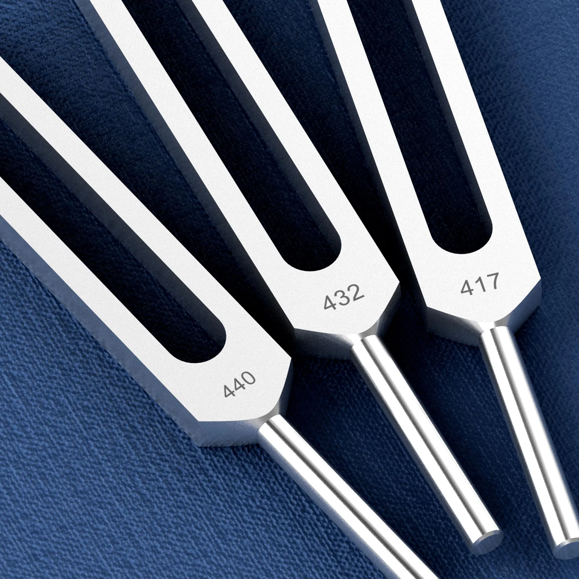 440Hz, 432Hz, 417Hz Aluminum Alloy Tuning Fork with Resonance Box and Wooden Hammer，3 pcs tuning fork Suitable for Sound Therapy, Yoga, Relaxation and Meditation - Image 9