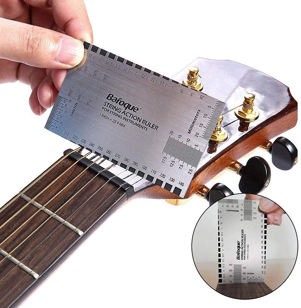 45 Pcs Guitar Repairing Maintenance Tool Kit, Haploon Guitar Setup Kit Repair Tools with Carry Bag for Guitar Ukulele Bass Mandolin Banjo String Instrument - Image 3