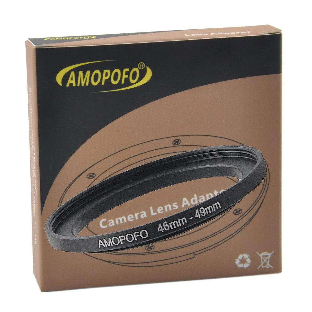 46 to 49mm /46mm to 49mm Step Up Ring Filter Adapter for 49mm UV,ND,CPL,Metal Step Up Ring - Image 4