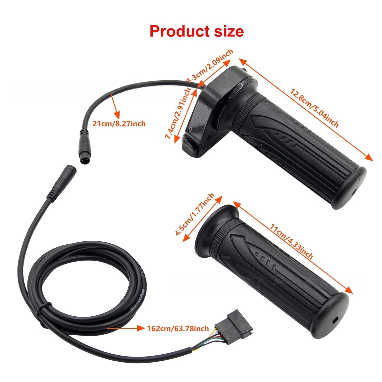 48V Electric Bike Throttle Grip with LCD Voltage Display & Cruise Control, 6-Pin Connector, Compatible with Jetson Haze, DYU Y16 & Folding Ebike - Image 6