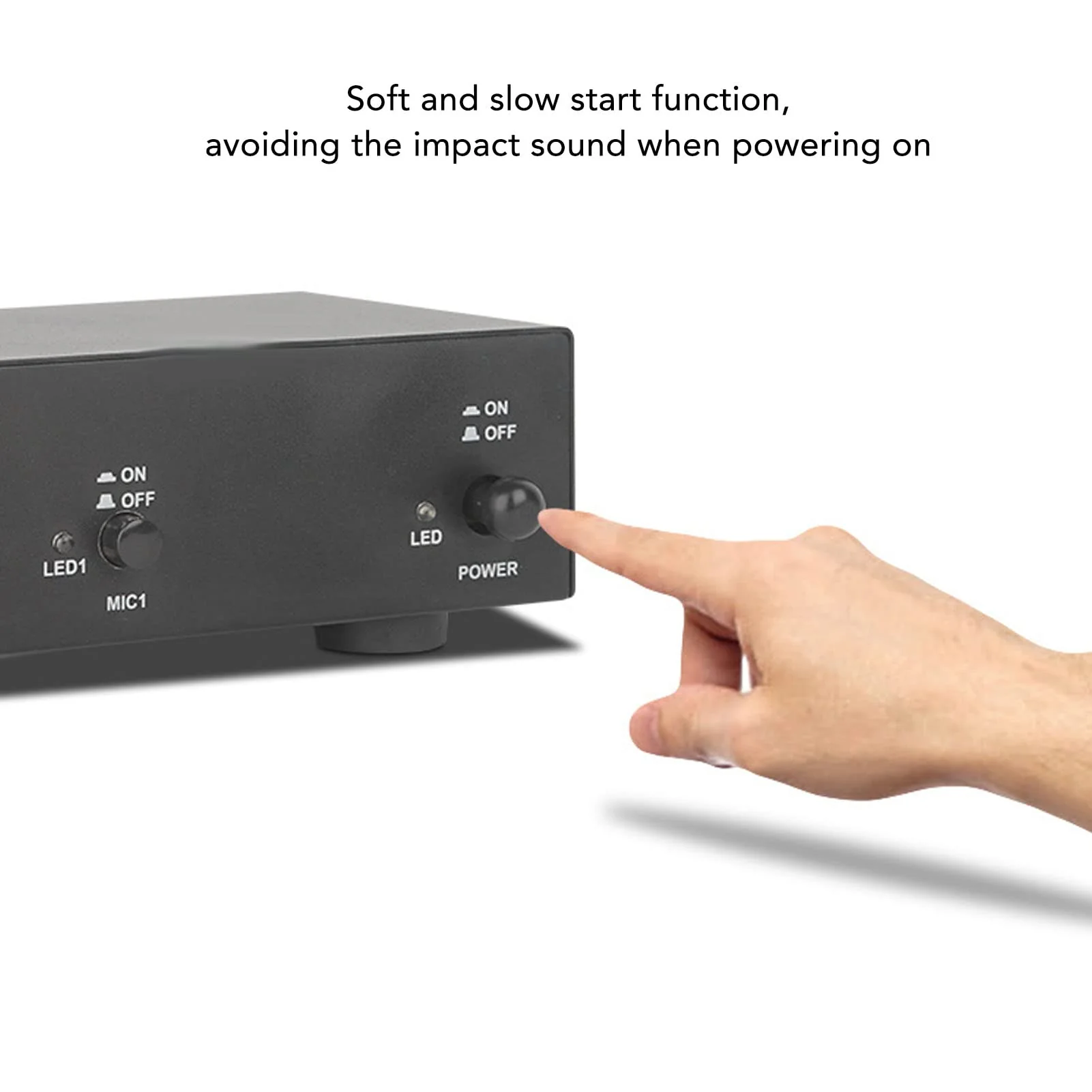 48V Phantom Power Supply, Microphone Phantom Power Supply with 2 XLR Cables, Support Dual Microphones, 48 V Phantom Power for Music Recording Equipment - Image 3