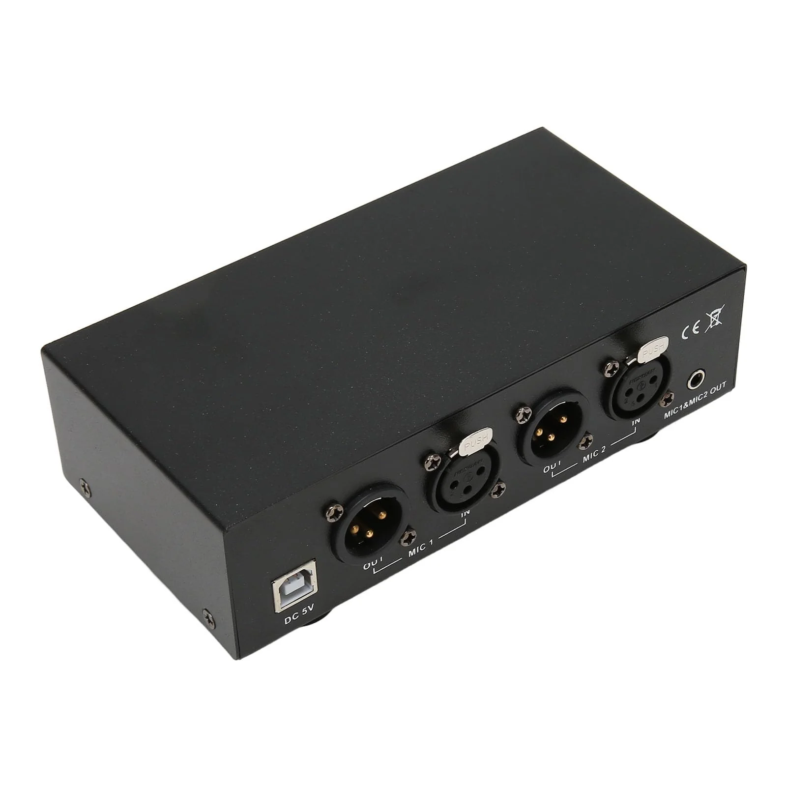 48V Phantom Power Supply, Microphone Phantom Power Supply with 2 XLR Cables, Support Dual Microphones, 48 V Phantom Power for Music Recording Equipment - Image 9