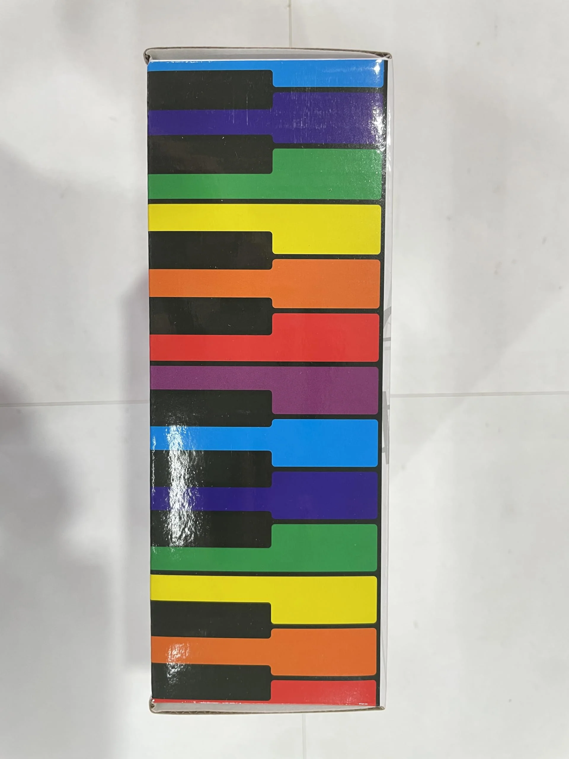 49 Key Roll Up Keyboard Piano, Portable Digital Electric Foldable Piano Keyboard, Rechargeable, 8 Tones, 6 Educational Demo Songs, for Beginners Gift (Rainbow) Rainbow - Image 11