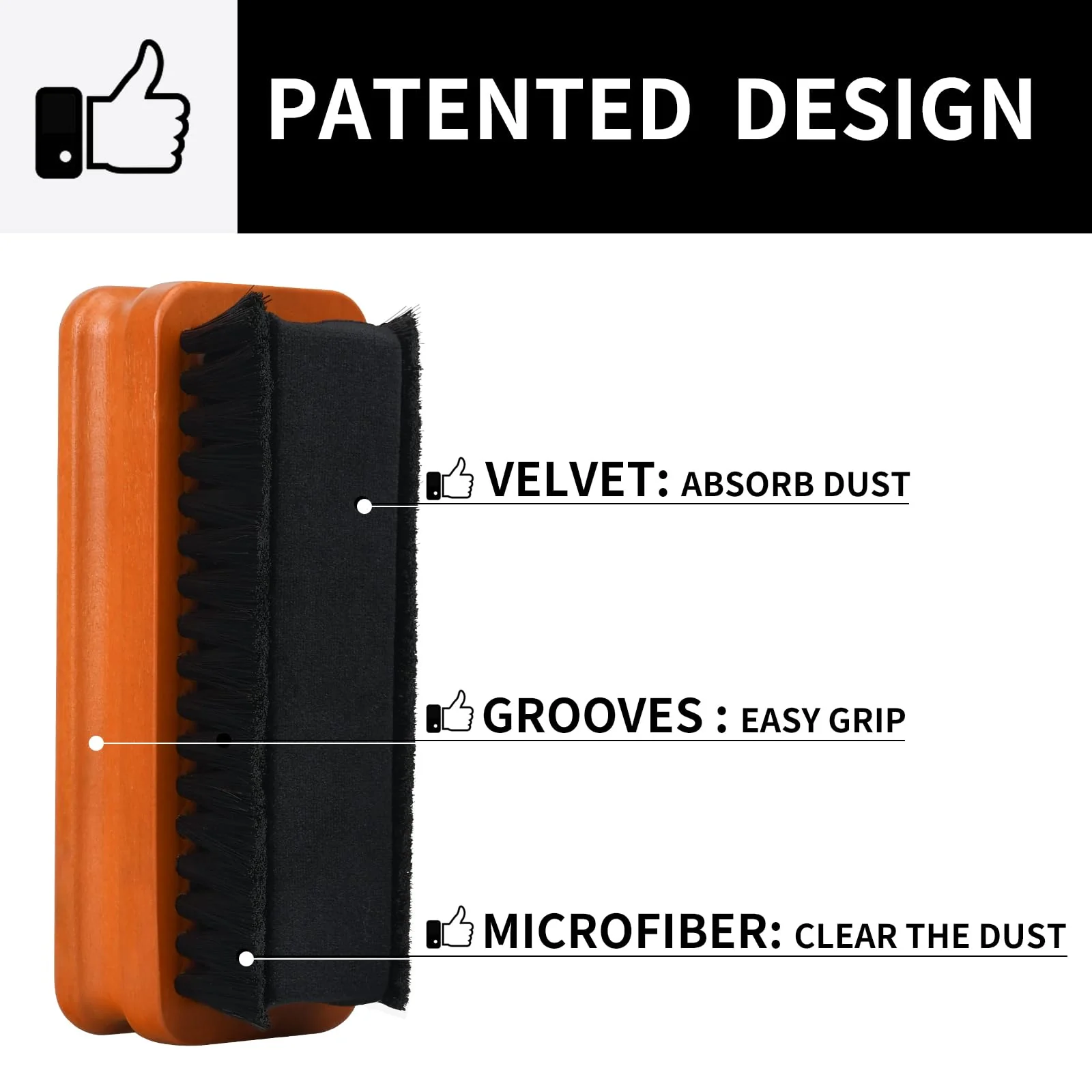 4in1 Vinyl Record Cleaner Kit, Vinyl Records Cleaning Kit for Records Albums, Includes 2in1 Velvet & Microfiber Brush, Cleaning Liquid, Duster & Turntable Stylus Brush 4-in-1 kit - Image 2
