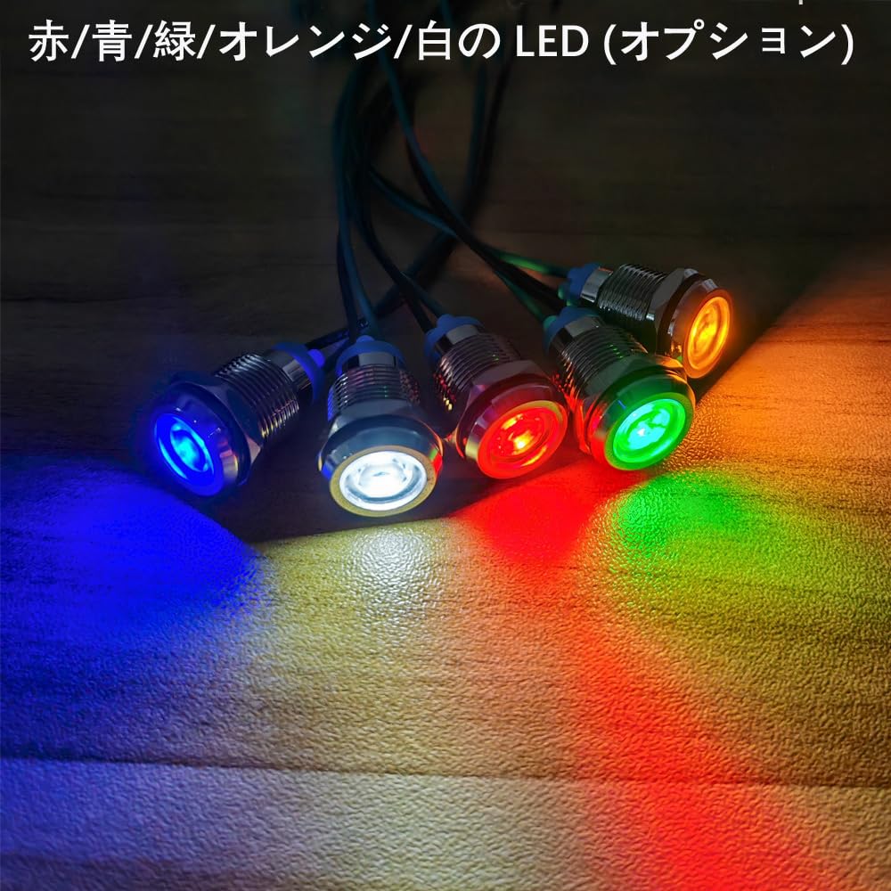 4pcs 12mm 3V-4.5V-5V-6V-7.5V-9VDC LED Metal Indicator Light Waterproof Signal Lamp Pilot Dash Directional Car Truck Boat with Wire(Green) Green - Image 4