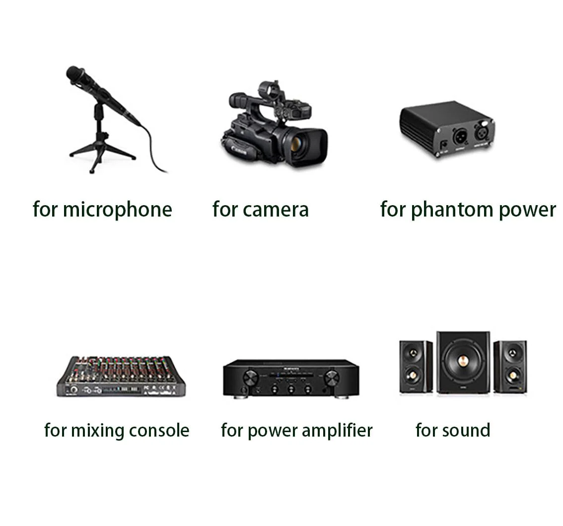 4PCS 1m Long DMX 512 XLR Cable 3.2t 3 Pin True Male to Female for Microphone Stage Lights 1Mcable-4PACK - Image 6