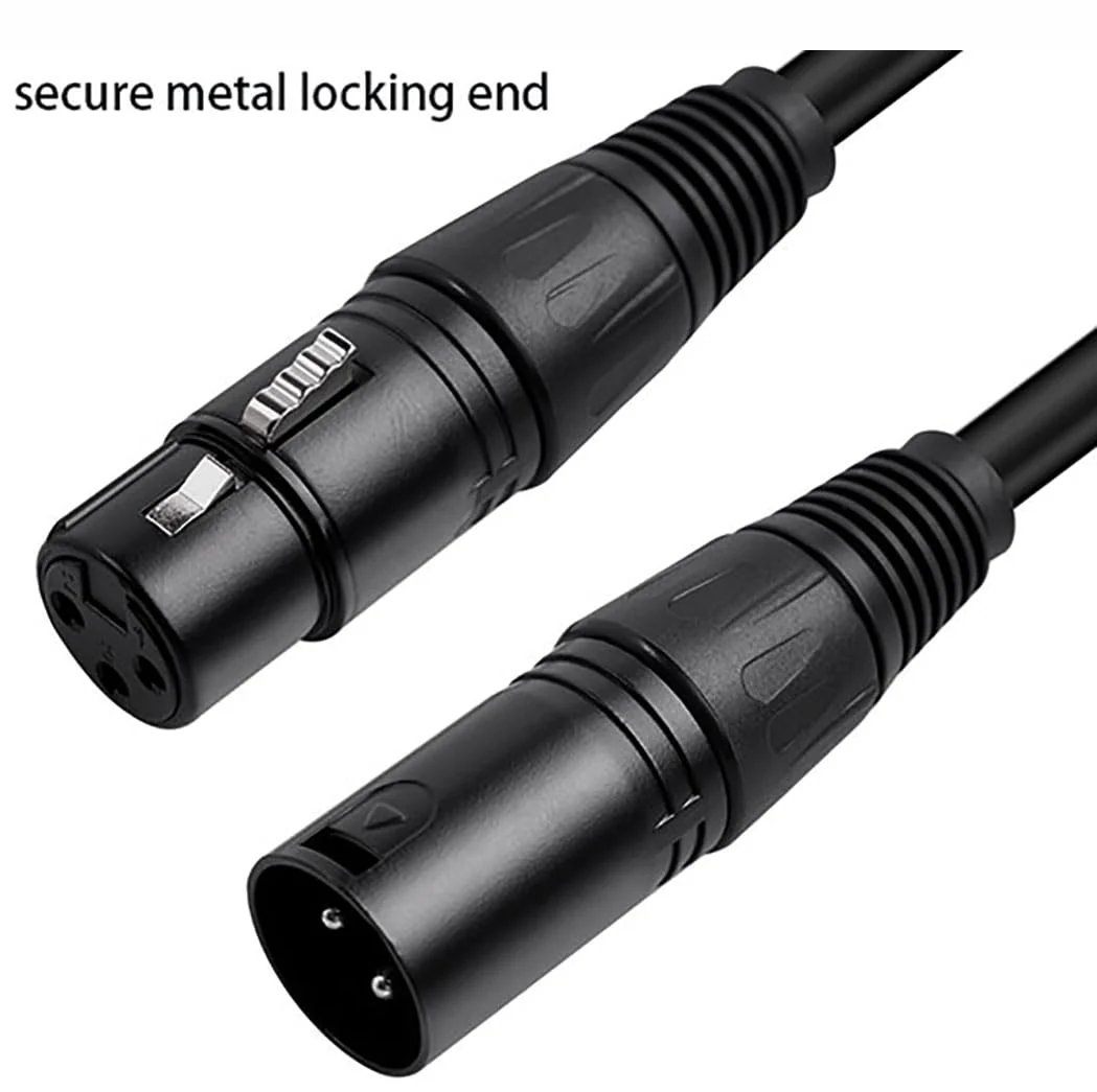4PCS 1m Long DMX 512 XLR Cable 3.2t 3 Pin True Male to Female for Microphone Stage Lights 1Mcable-4PACK - Image 7