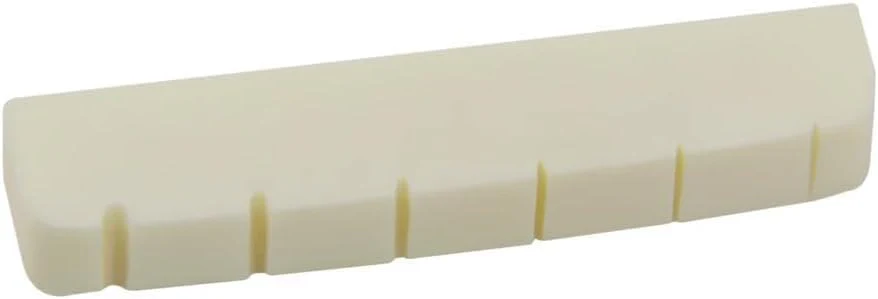 4pcs 43mm Standard Les Paul SG ES Electric Guitar style Flat Bottom Bone Nut, Beige Buffalo Bone Nut - Image 2