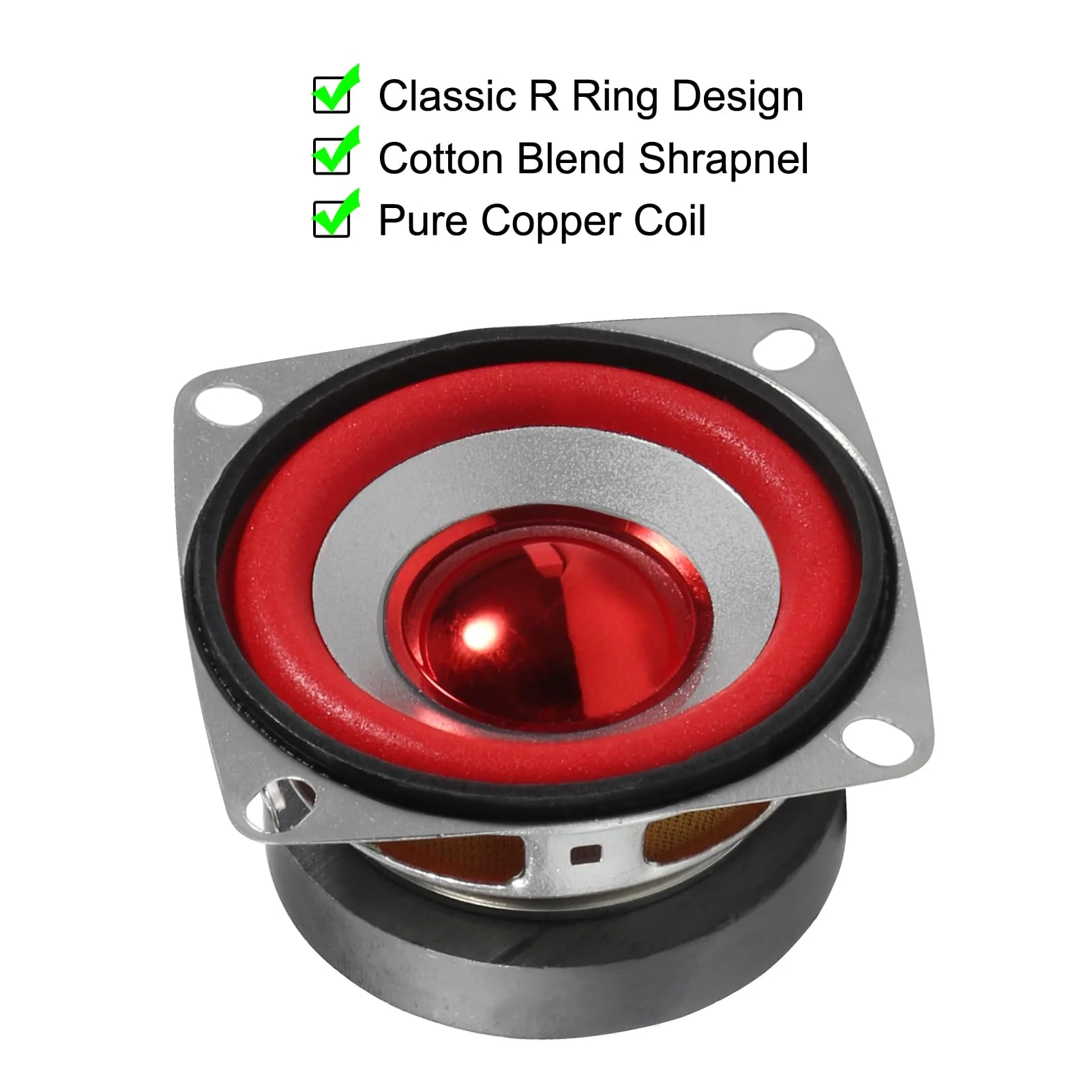 4pcs 4Ohm 5W Full Range Audio Speaker Stereo Woofer Loudspeaker for Arduino Replacement (4pcs) 4pcs - Image 4
