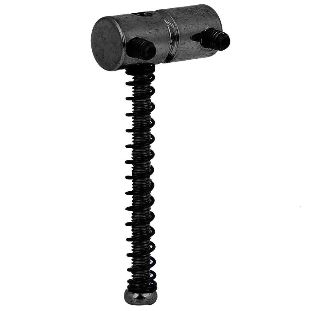 4pcs Electric Bass Compensated Saddles Set,Bass Bridge String Saddles Spring Screws for Electric Bass Guitar (Black) - Image 8