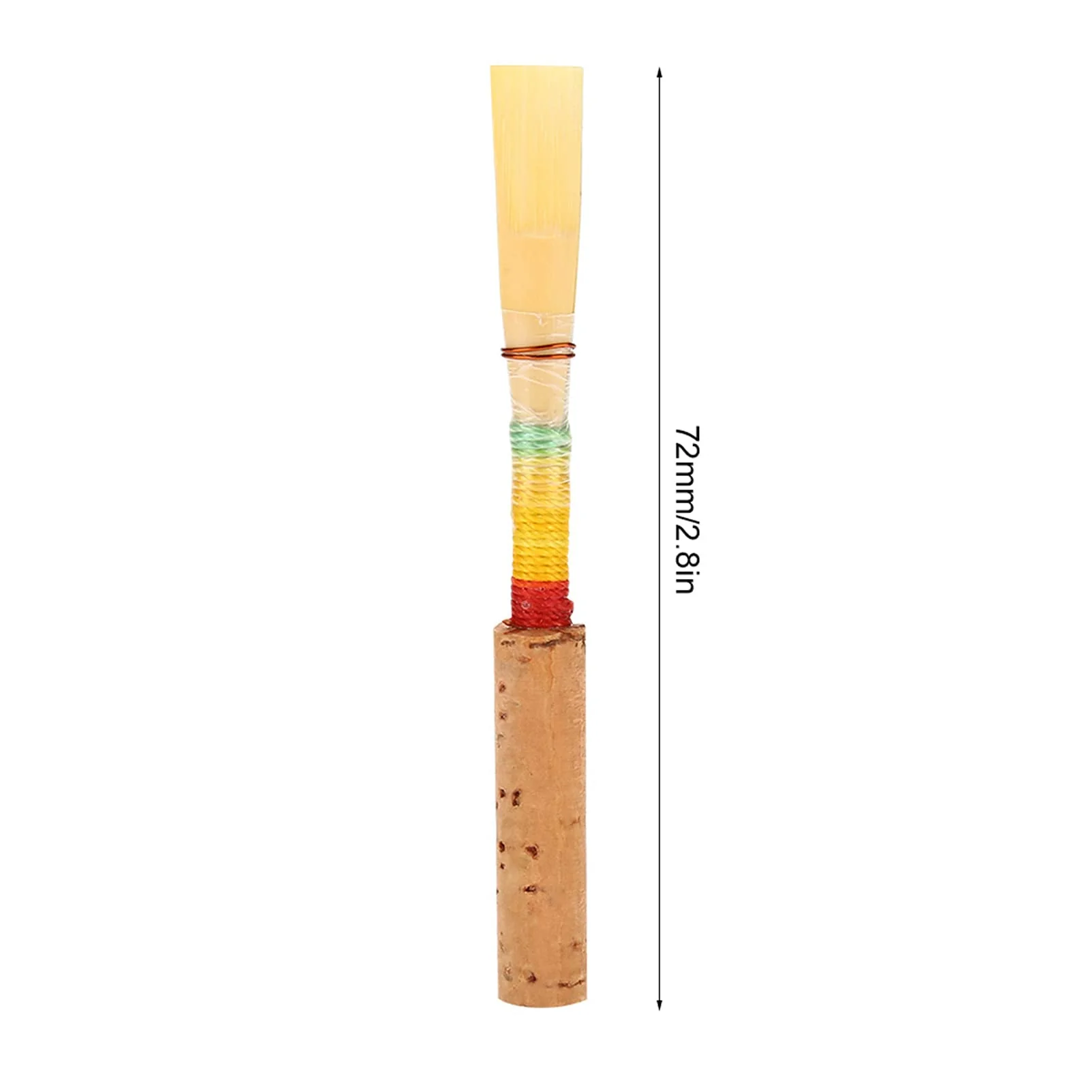 4Pcs Oboe Medium Soft Oboe Reeds Cork Wind Instrument Parts with Transparent Tube Sleeve Playing Accessories - Image 8