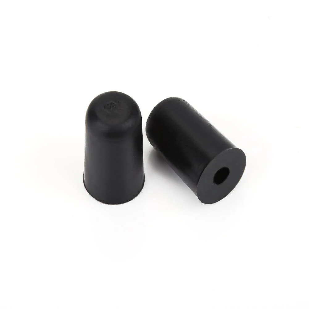 4Pcs Rubber Tip for Cello Endpin, Anti-slip End Pin Cover Protector Portable Cello Rubber Endpin Tip Protector Violin Accessories Black - Image 2