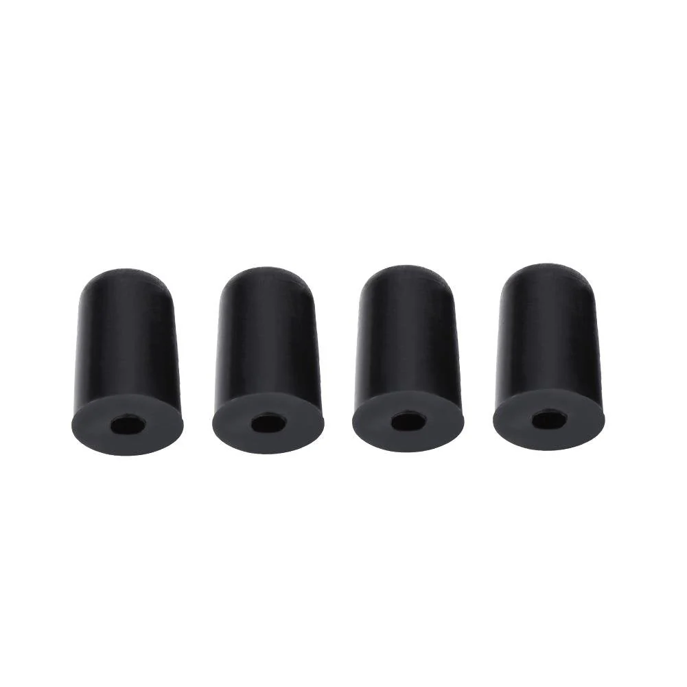 4Pcs Rubber Tip for Cello Endpin, Anti-slip End Pin Cover Protector Portable Cello Rubber Endpin Tip Protector Violin Accessories Black - Image 8