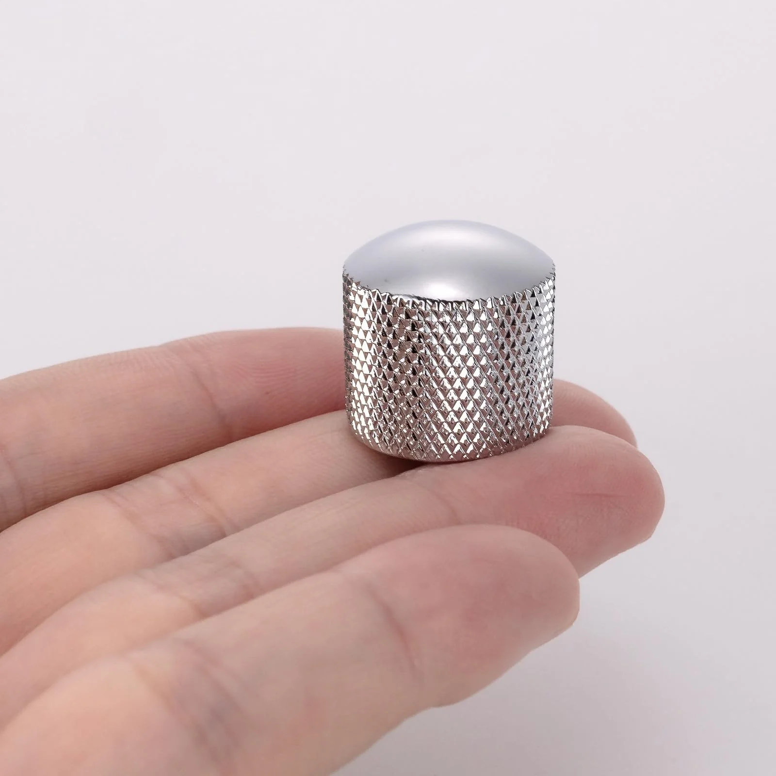 4Pcs Silver Metal Dome Tone Knob for Electric Guitar Bass Parts - Image 6