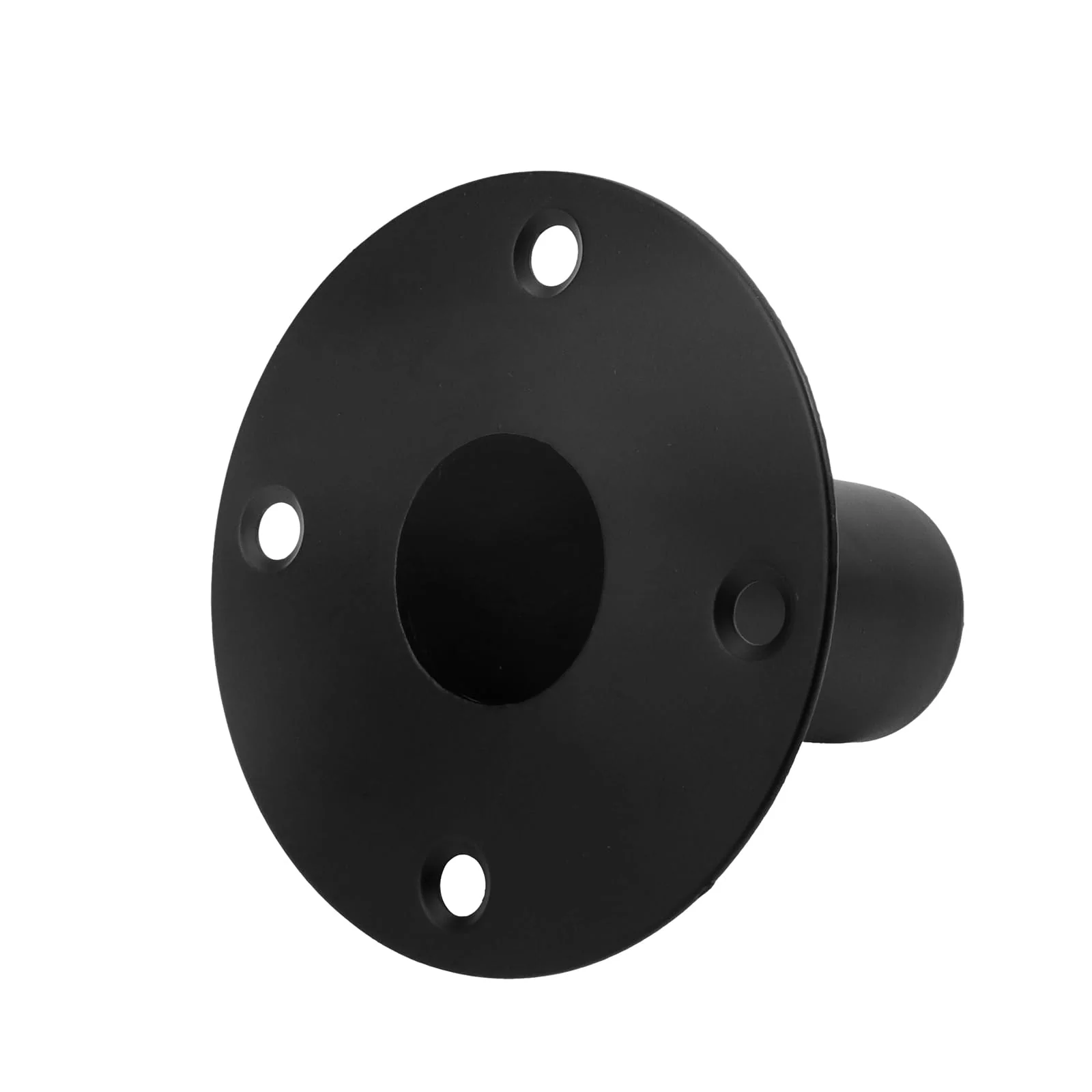 4Pcs Speaker Stand Top Hat, Metal Speaker Cabinet Pole Mount, Speaker Iron Bottom Metal Stand Tripod Stand Dj Stand Speaker Cone Base Audio Speaker Stand Mounts Adapters, 4.25" x 3.15" - Image 5
