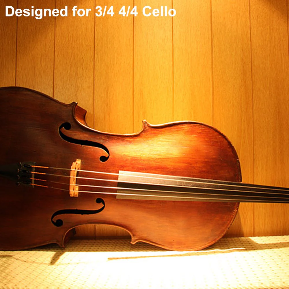4Pcs String Adjuster Anti-rust Cello String Fine Tuner with Gold Screw Instrument Accessory for 3/4 4/4 Cello (Black) Cello String Adjuster Gold Tone Cello Fine Tuners 4/4 - Image 6