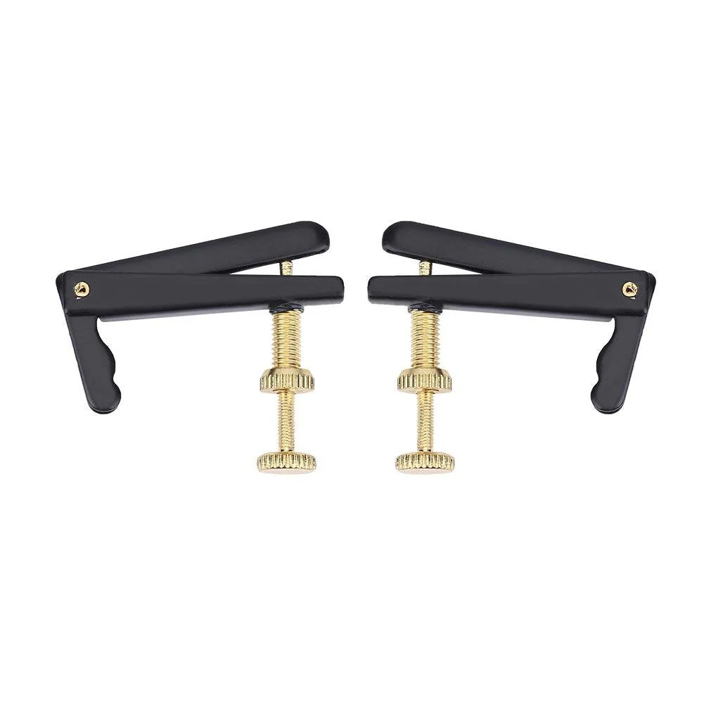 4Pcs String Adjuster Anti-rust Cello String Fine Tuner with Gold Screw Instrument Accessory for 3/4 4/4 Cello (Black) Cello String Adjuster Gold Tone Cello Fine Tuners 4/4 - Image 8