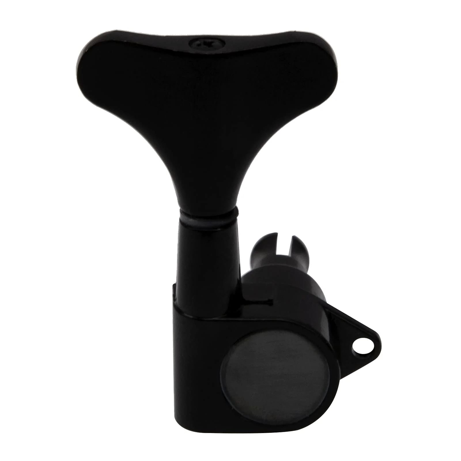 4Pcs Yootones Sealed Bass Tuning Pegs Machine Heads 2R2L Compatible with Electric Bass Tuners Replacement Parts (Black) Black - Image 3