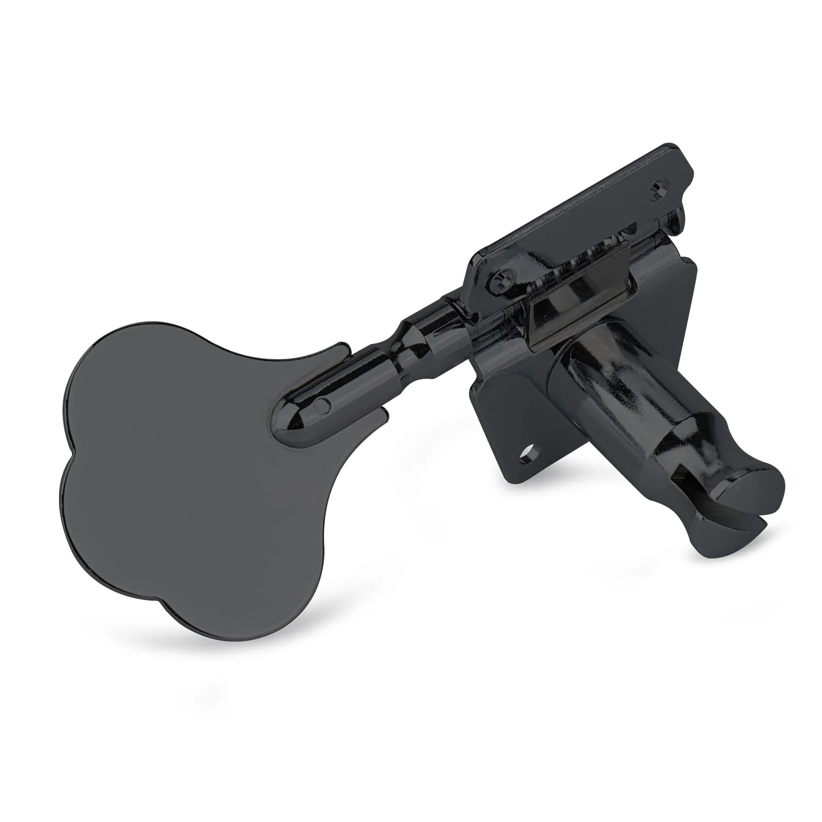 4R Machine Head Bass Tuning Pegs, 4-in-Line Open Gear Tuning Keys, Right Hand, for Jazz & Precision Bass Replacement, Black - Image 4