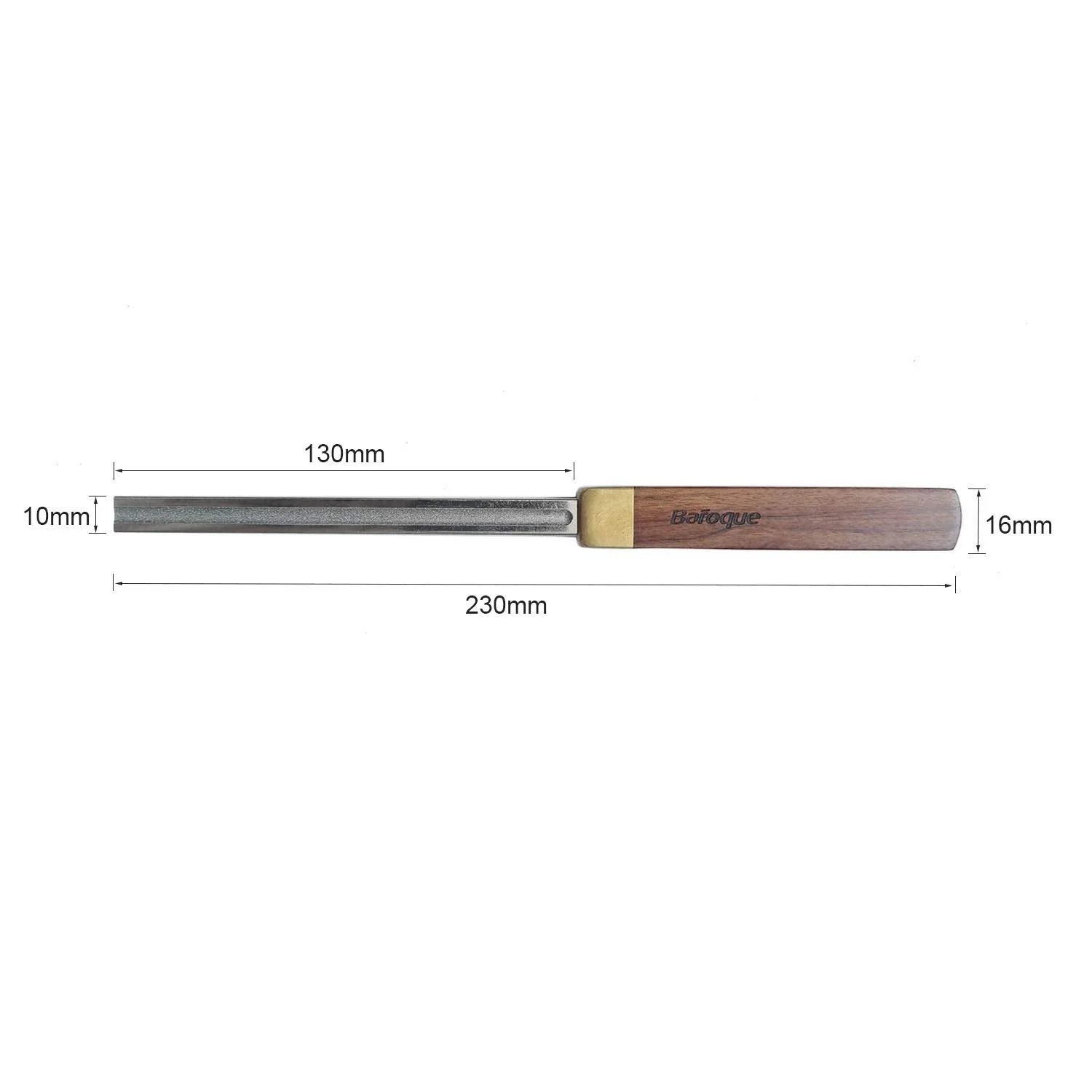 4th Generation Upgrated Baroque Guitar Fret Crowning File with 3 Crowning Grooves and 1 Full Grit Side & Luthier Leveling Dressing Tool Suitable for Electric Acoustic Guitar,Ukulele,Bass,Banjo etc - Image 4