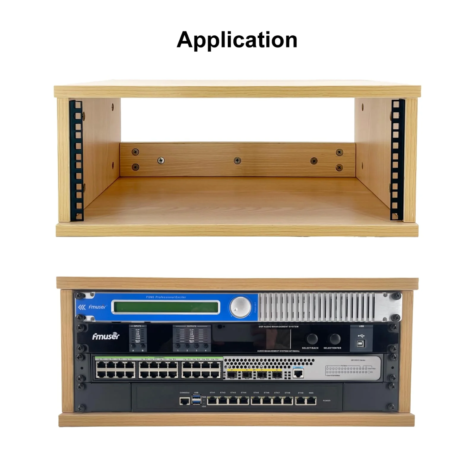 4U Rack Rails with M6 Rack Mount Screws and Cage Nuts Set for DIY Server and Studio Racks - Image 4