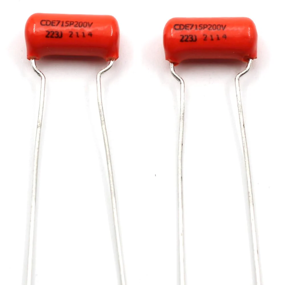 4x TAOT Custom CTS 525K Pots 3/8” Short, 10% Tolerance + 2x Orange Drop .022uf 200V Caps + 14" Buss wire Clear Stamping - Image 6