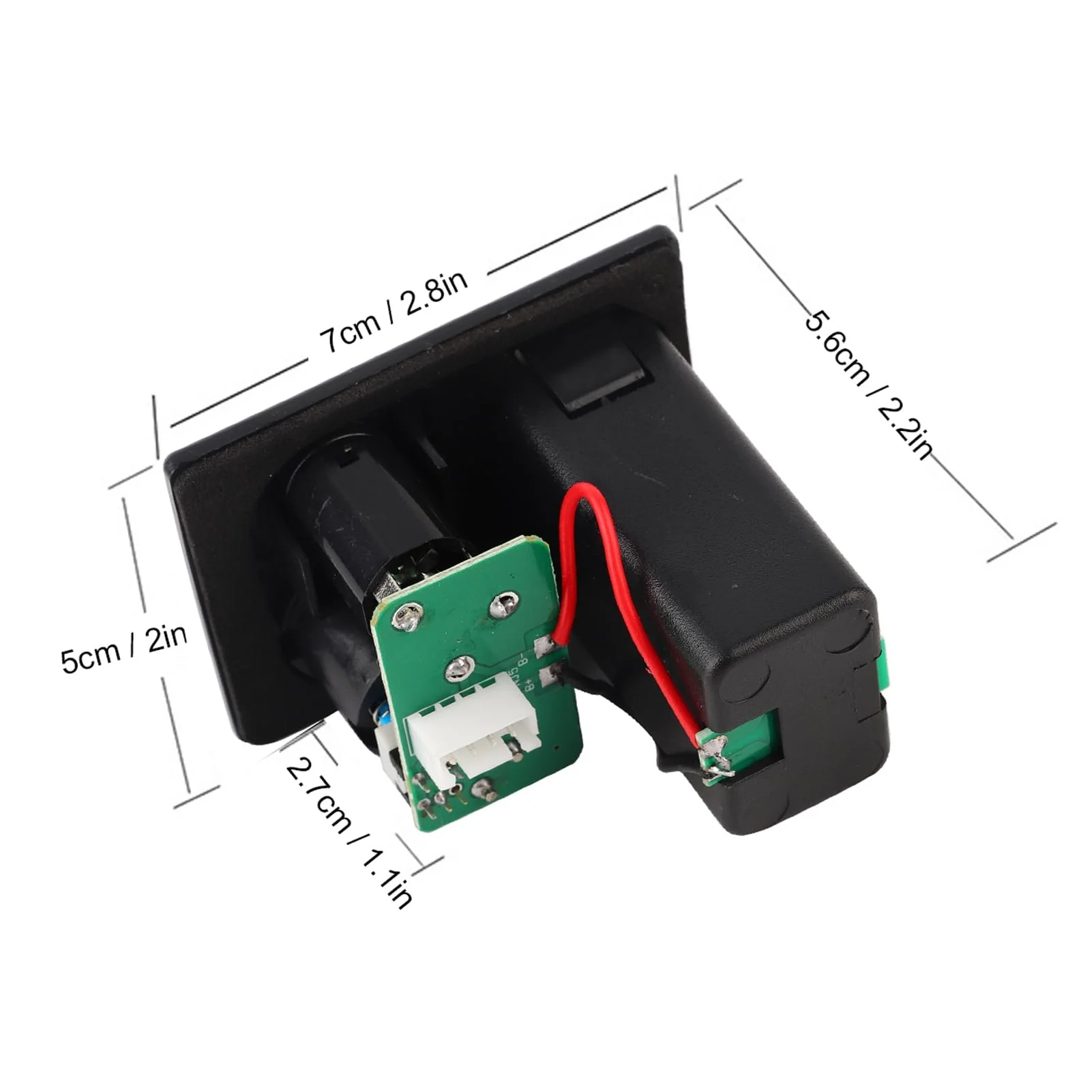 5 Band Guitar Pickup EQ Equalizer Piezo Pickup with LCD Display Tuning Function Guitar Preamp Pickup - Image 7