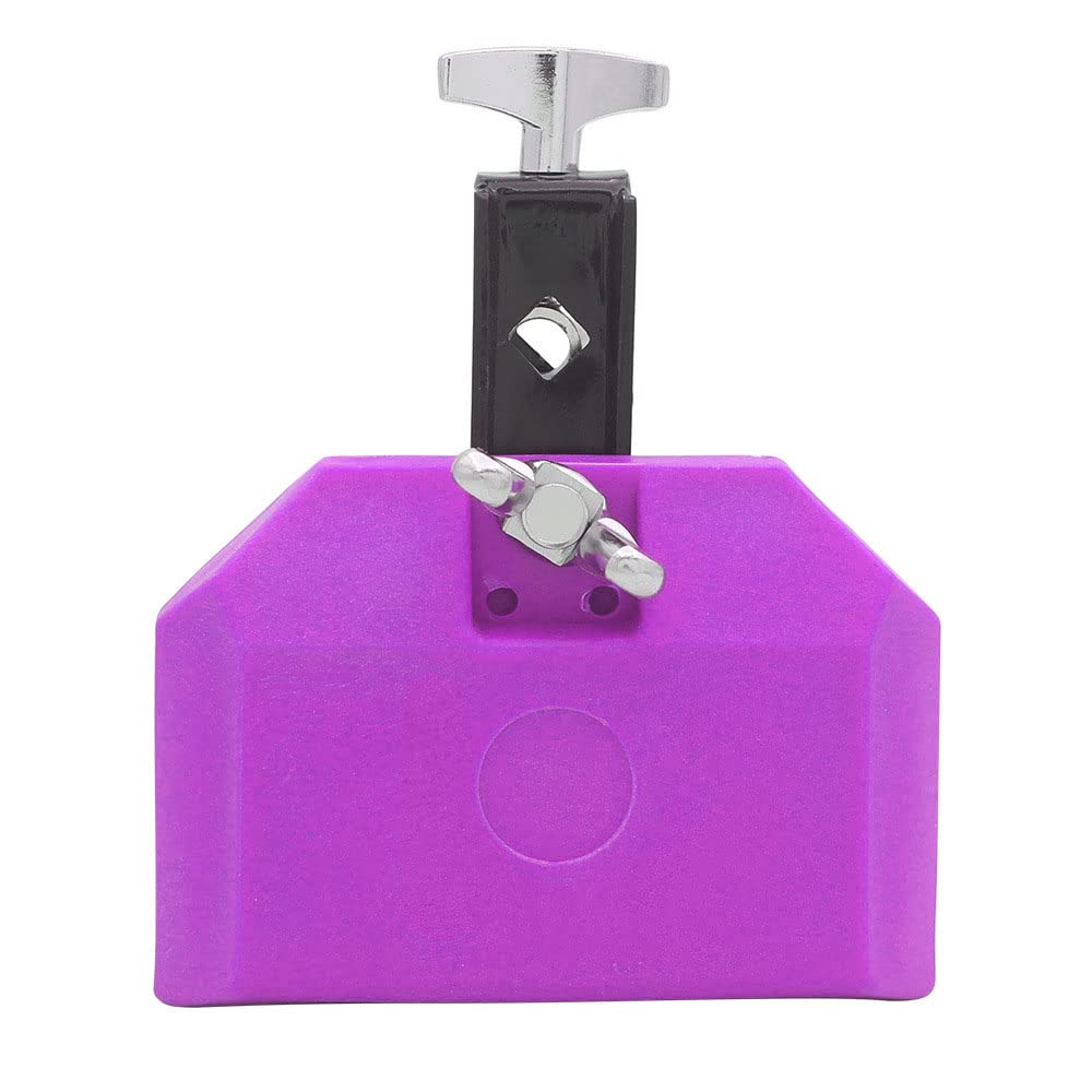 5“ Jam Block Musical Percussion Instrument Plastic Latin Drum Instrument (Purple) Purple - Image 3