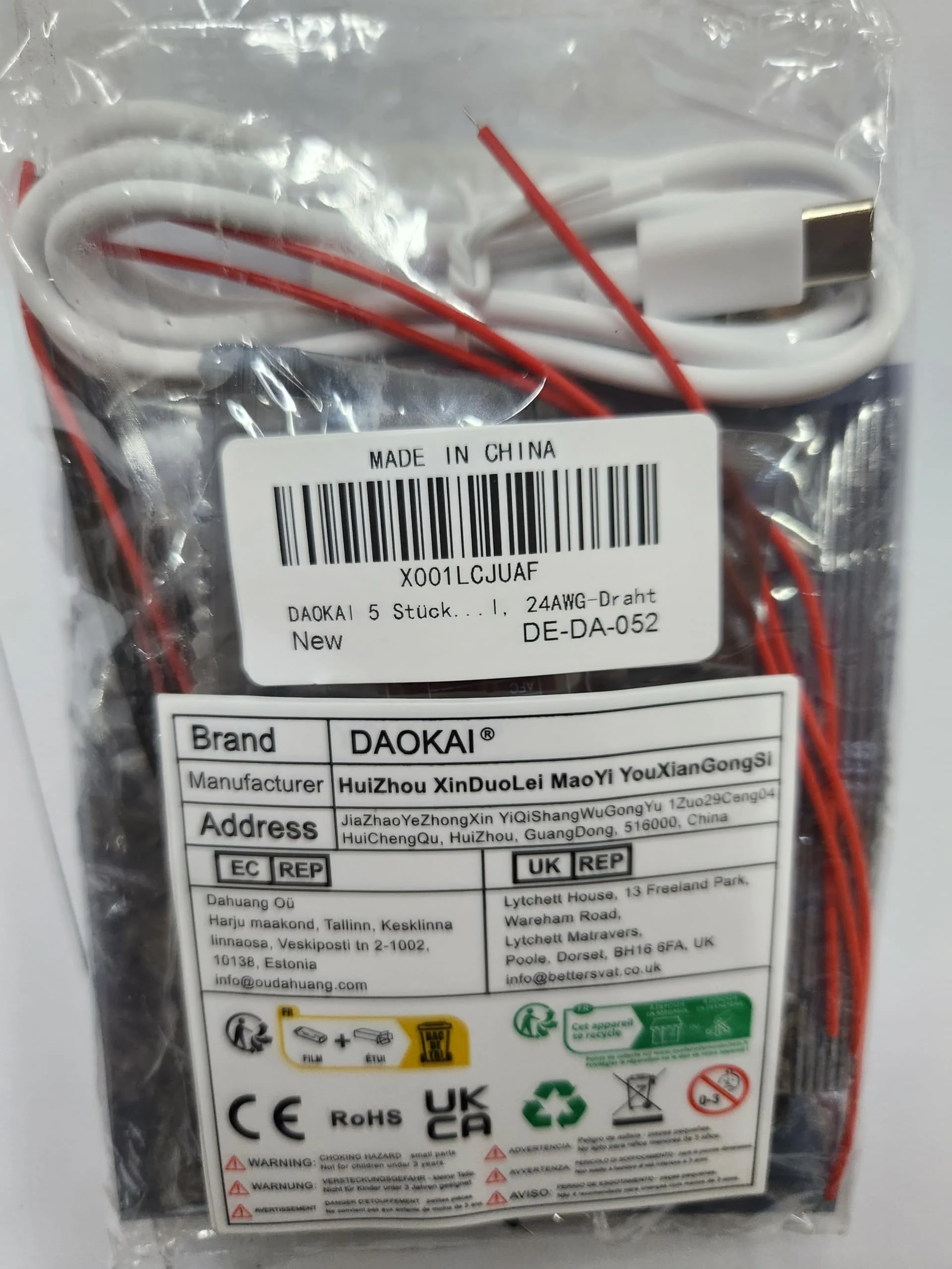 5 Pcs 6-32V 9V 12V 24V to 5V 3A Fast Charging Module USB QC3.0 QC2.0 DC-DC Buck Converter Step-Down Quick Charger Circuit Board with USB Cable, 24AWG Wire 1 Port USB - Image 8