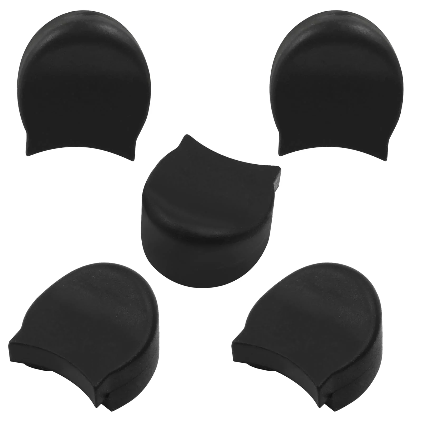 5 Pcs Silicone Clarinet Oboe Thumb Rest Cushion, Thumb Protector for Most Clarinet, Black - Image 3