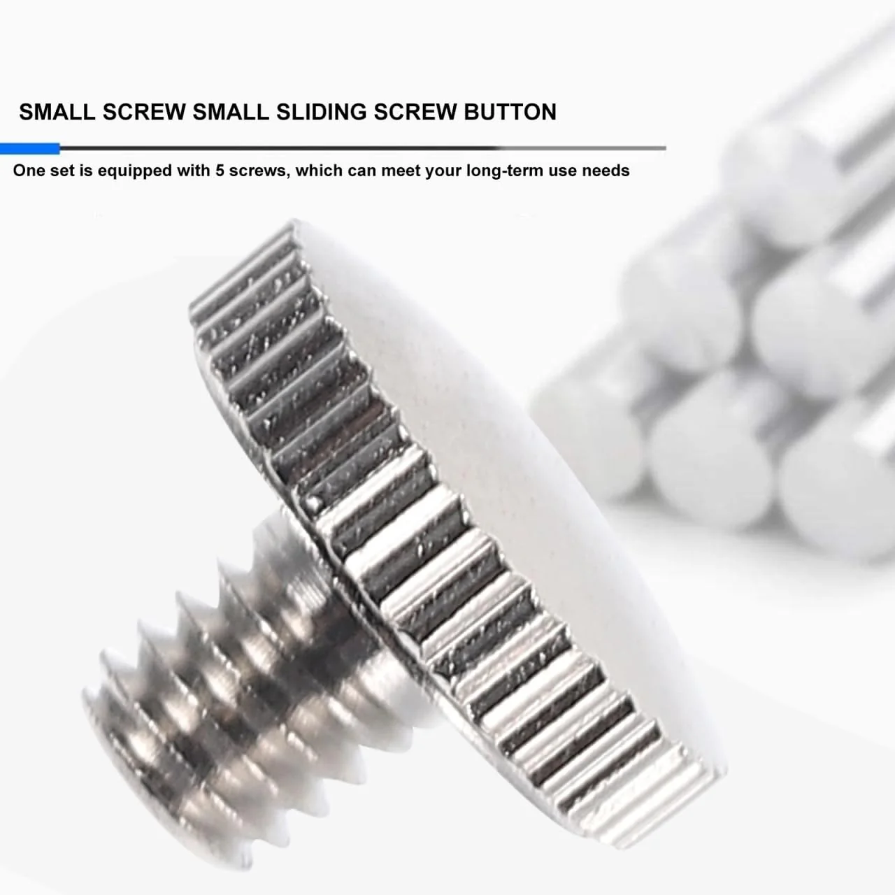5 Pcs Trumpet Slide Finger Ring Screws, Metal Replacement Screws for Trumpet Piston Valve, Instrument Accessory for Repair and Maintenance - Image 5
