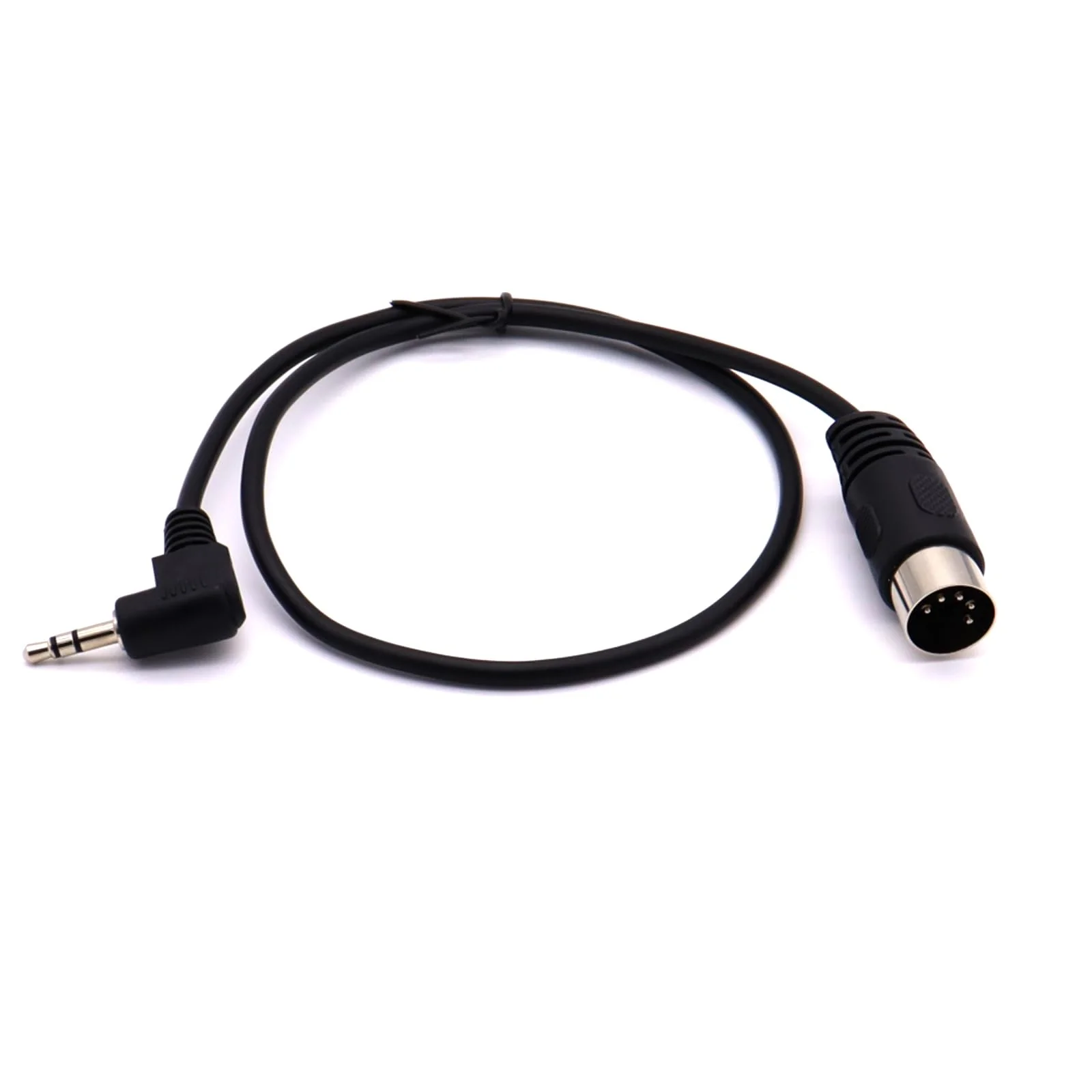 5 Pin DIN Cable, MIDI Din 5 Pin Male to 90 Degree 3.5mm 1/8'' Male TRS Stereo Jack Audio Cable for Speaker, Amplifier, Mixe, MIDI Keyboard(0.5M/1.7FT) - Image 3