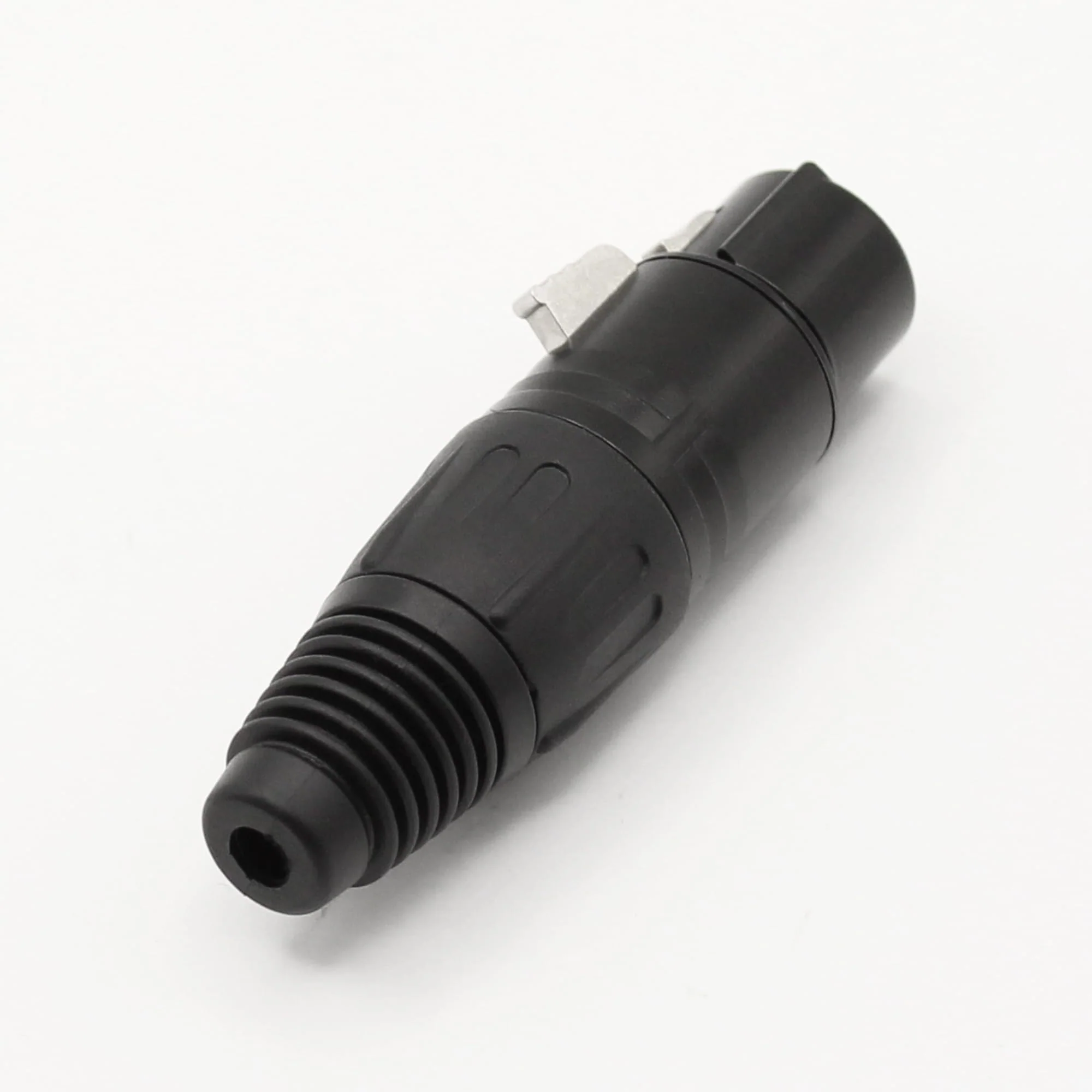 5-Pin XLR Cable Connector XLR 5 Pin Female Plug Connector Mic Cable Plug Connector Audio Adapter for Microphone, Black,5 PCS - Image 3
