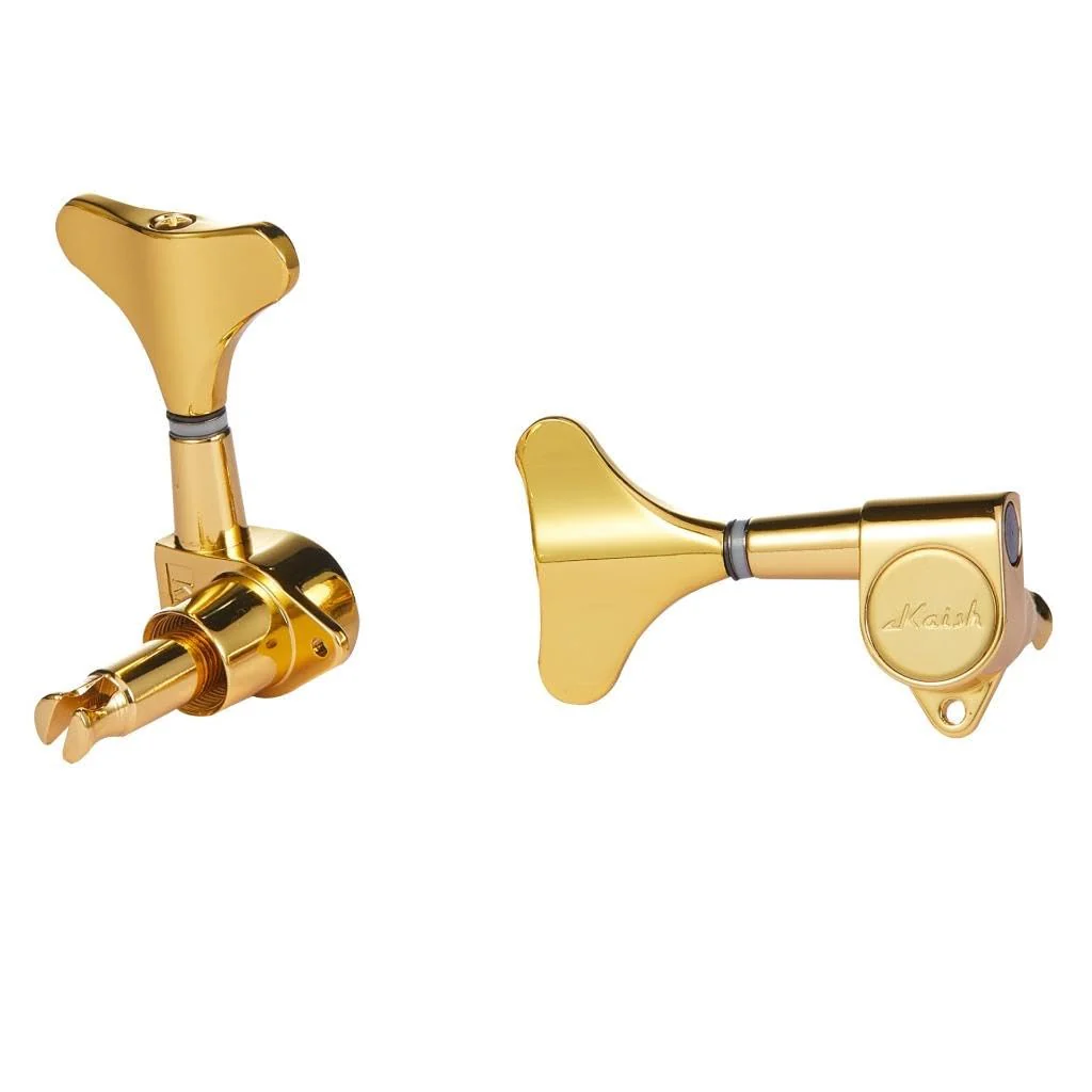 5 String 18:1 Sealed Bass Tuners Bass Guitar Tuning Keys Pegs Bass Tuning Machines Compatible with Ibanez/Yamaha Style Acoustic/Electric Bass Gold 3R/2L 5 String 3R/2L - Image 3