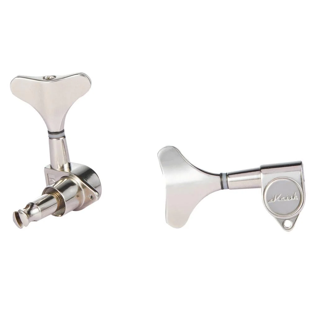 5 String 18:1 Sealed Bass Tuners Bass Guitar Tuning Keys Pegs Bass Tuning Machines Compatible with Ibanez/Yamaha Style Acoustic/Electric Bass Nickel 3R/2L 5 String 3R/2L - Image 2