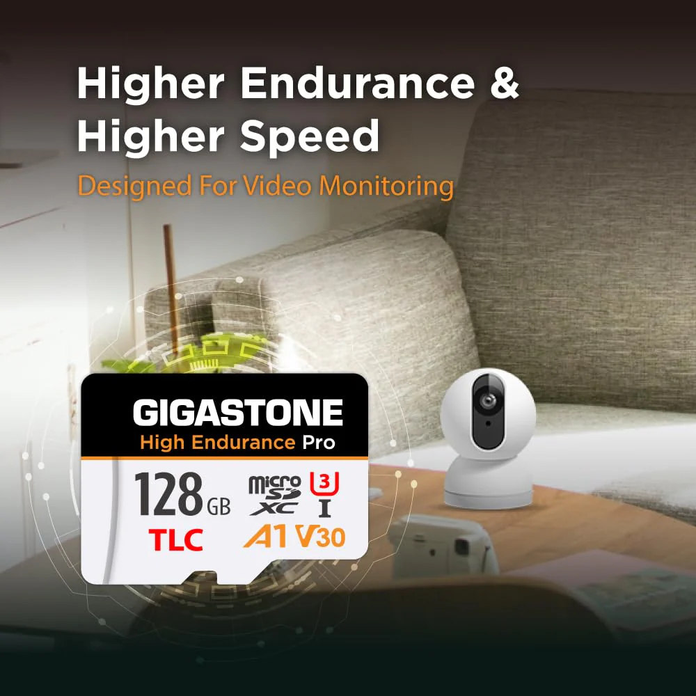 【5 Yrs Free Data Recovery】【Dash Cam】 GIGASTONE 128GB Micro SD Card, TLC High Endurance Pro, Speed Up to 100MB/s, Compatible with REDTIGER Rove VIOFO VANTRUE PRUVEEO ARIFAYZ, MicroSDXC UHS-I A1 V30 U3 128GB High Endurance Pro 1-Pack - Image 6