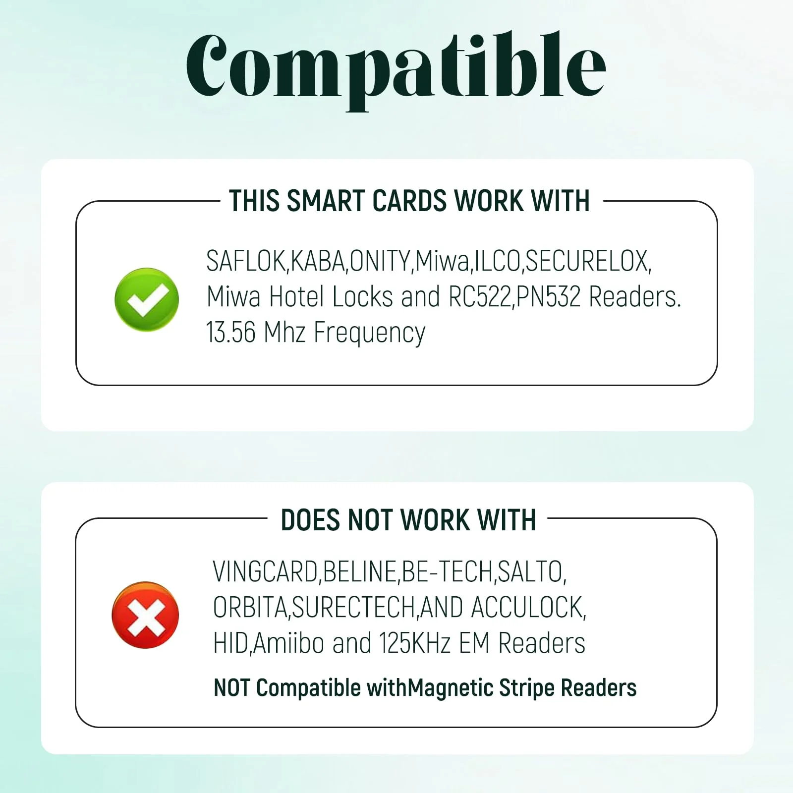 50 PCS BABIQT MIFARE Classic 1K Tags S50 RFID Stickers NFC Tags, Smart Mifafre Classic Tags ISO 14443A 13.56 MHz Mifare 1K Stickers MF1 Self-Adhesive 1 inch Round 50 - Image 7