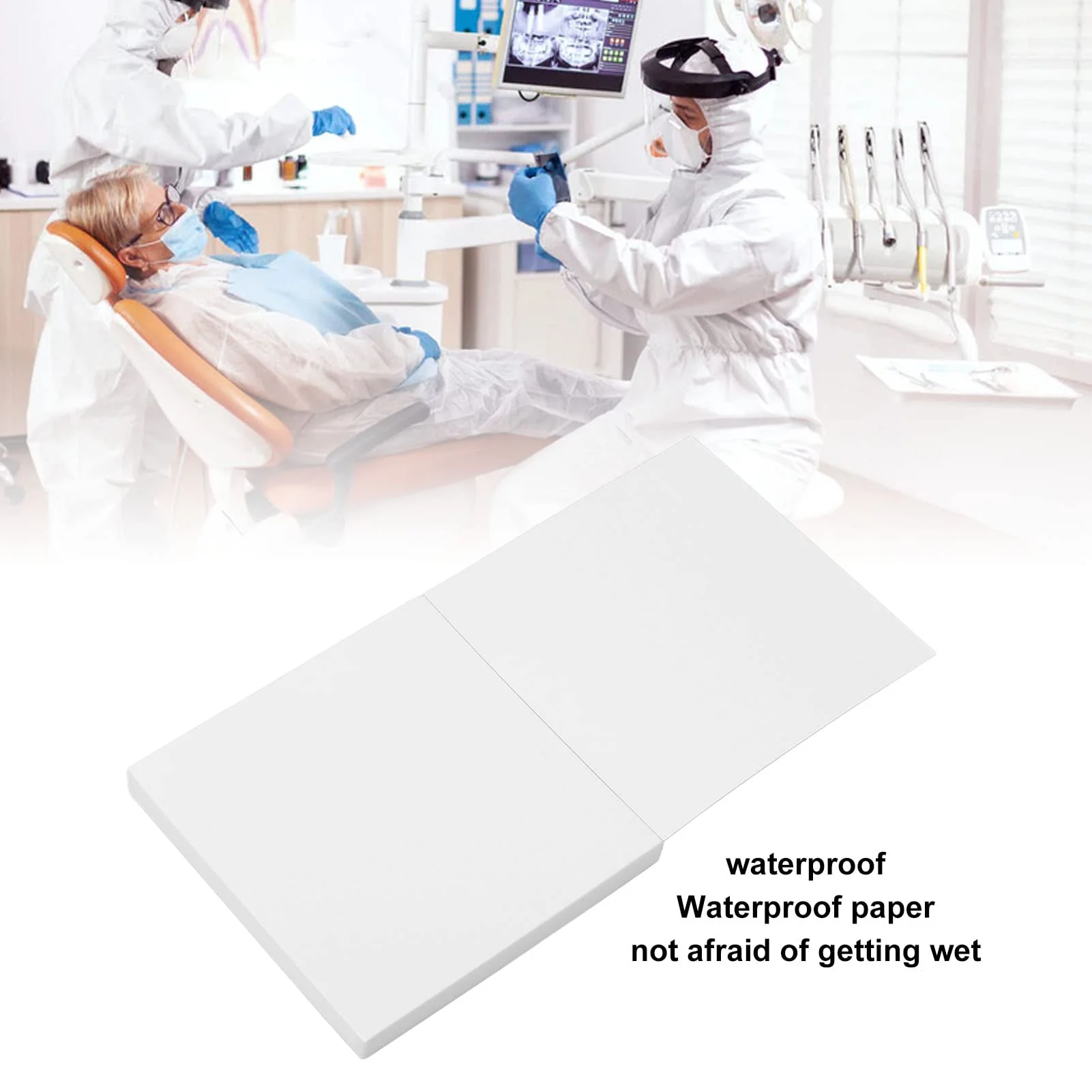 50 Sheets Dental Mixing Pads, 2 Sides Mixed Paper, Waterproof Multi-Purpose Mixing Boards for Mixed Dental Repairs, Fillings, Rubber-Based Composites - Image 3
