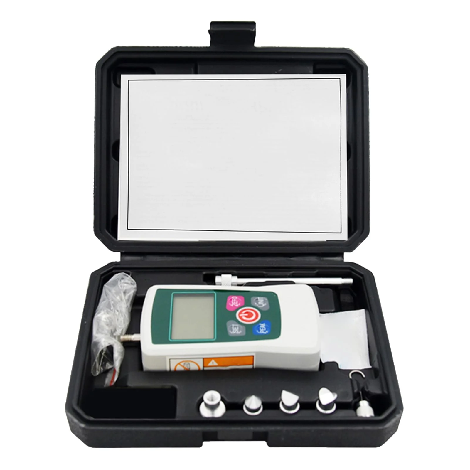 500N Digital Force Gauge, Pressure Pull Dynamometer, Handheld Pressure Tension Gauge with Unit Switching, Backlit Display and Automatic Shut-Off - Image 8