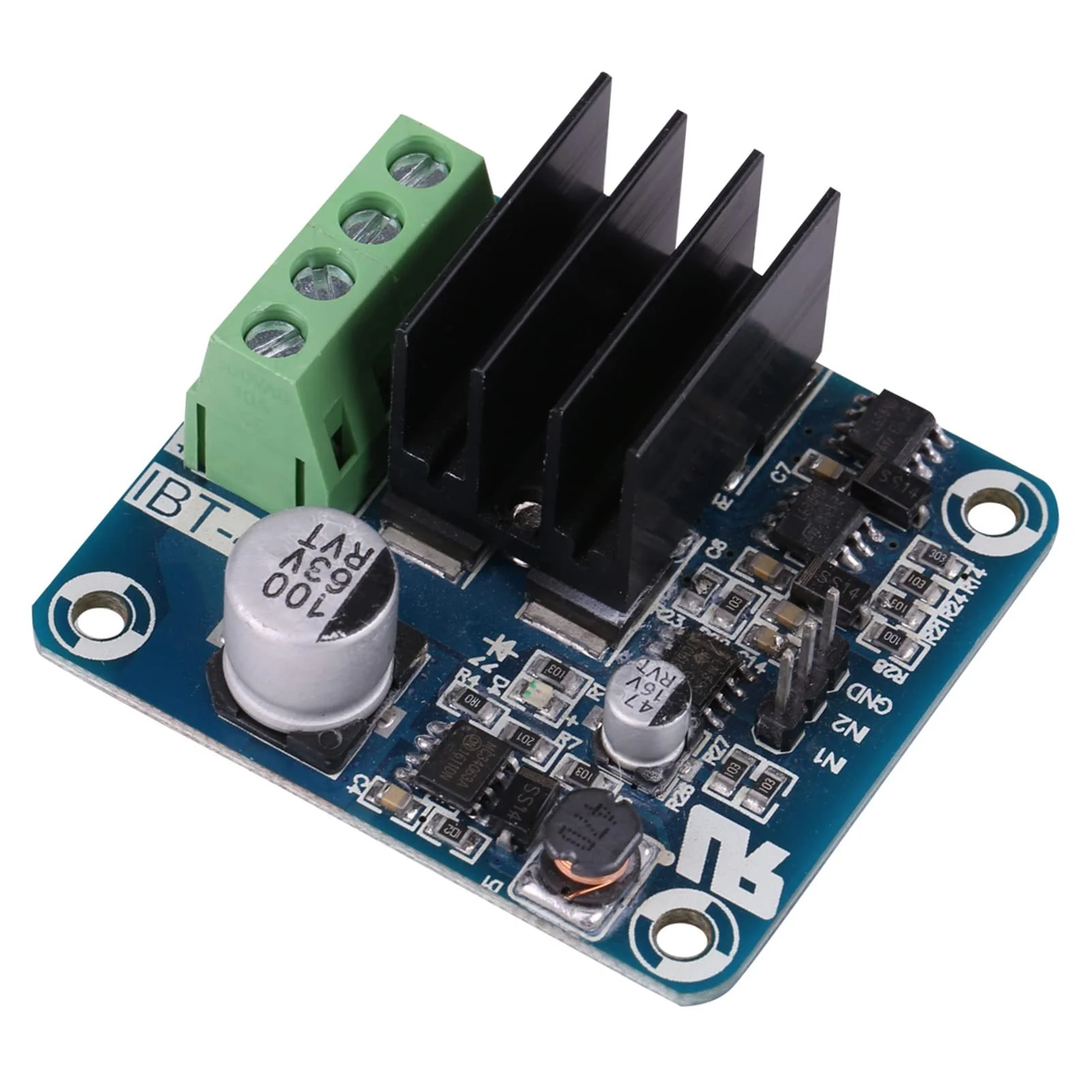 50A High Current H Bridge Driver Module for Motor Forward and Reverse Rotation, PWM Signal Isolation, Compatible with 3.3V to 12V - Image 6