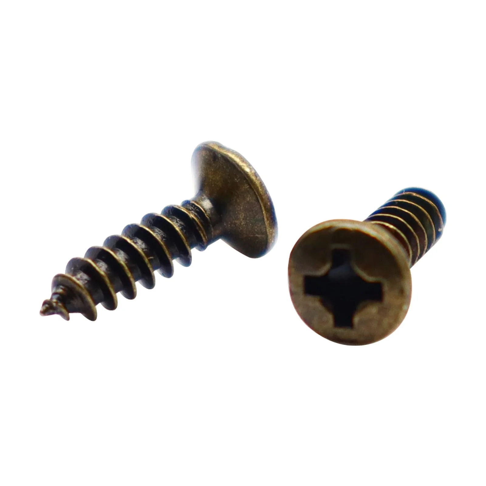50PCS Bronze 3MM Guitar Pickguard Screws Pick Guards Scratch Plate Mounting Screws Guitar Repair Screws for Fender Guitars Tele Gibson LP Les Paul SG Electric Guitar Bass Bronze-50pcs - Image 4