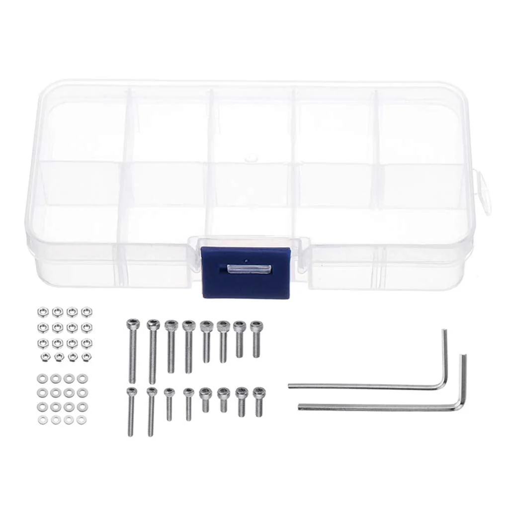 50pcs M2.5 Universal-Turntable Headshell Cartridge Mounting Kit Stainless Steel Bolts Screws Set For Case Tools - Image 4