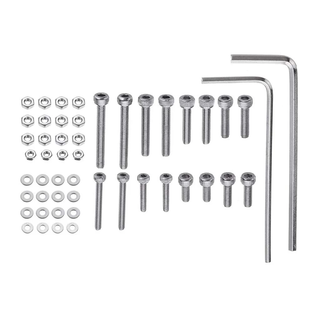 50pcs M2.5 Universal-Turntable Headshell Cartridge Mounting Kit Stainless Steel Bolts Screws Set For Case Tools - Image 7