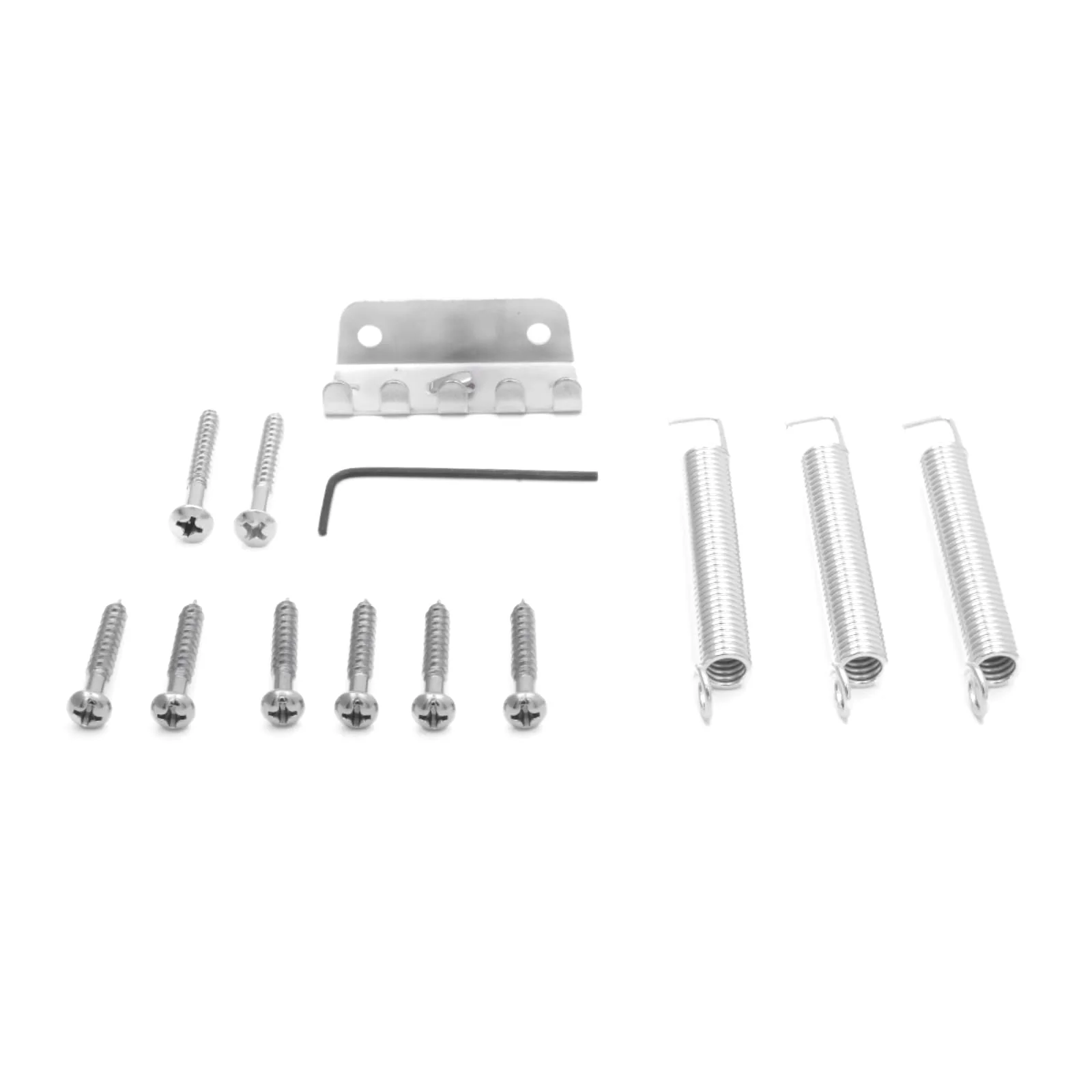 52.5mm Guitar Tremolo Bridge Set for Fender Strat Squier Electric Guitar Replacement (Chrome) Chrome - Image 5