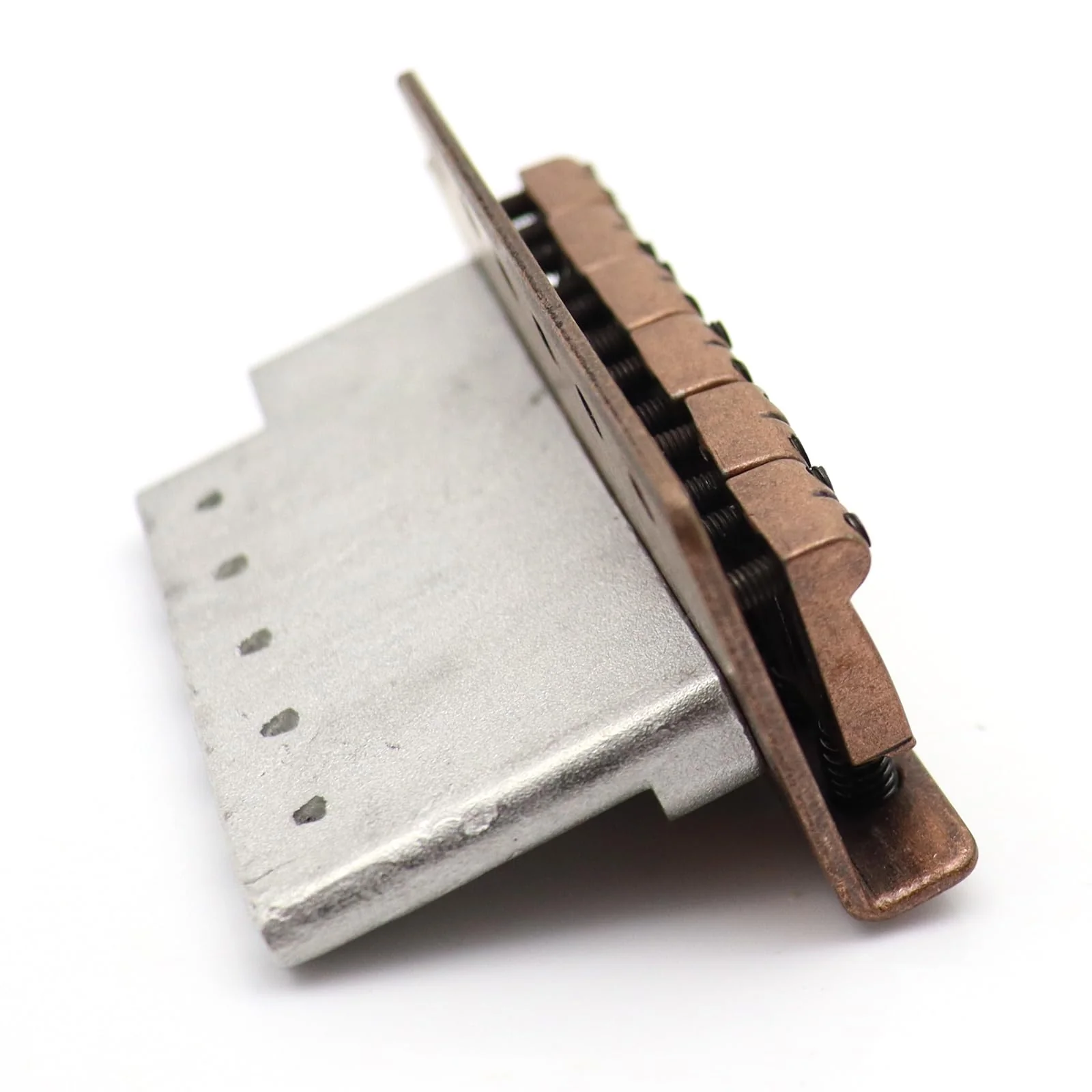 52.5mm ST Guitar Tremolo Bridge Vintage guitar bridge set for Squier/Mexico Fender Strat Stratocaster Electric Guitar Replacement (Red copper) Red copper - Image 4