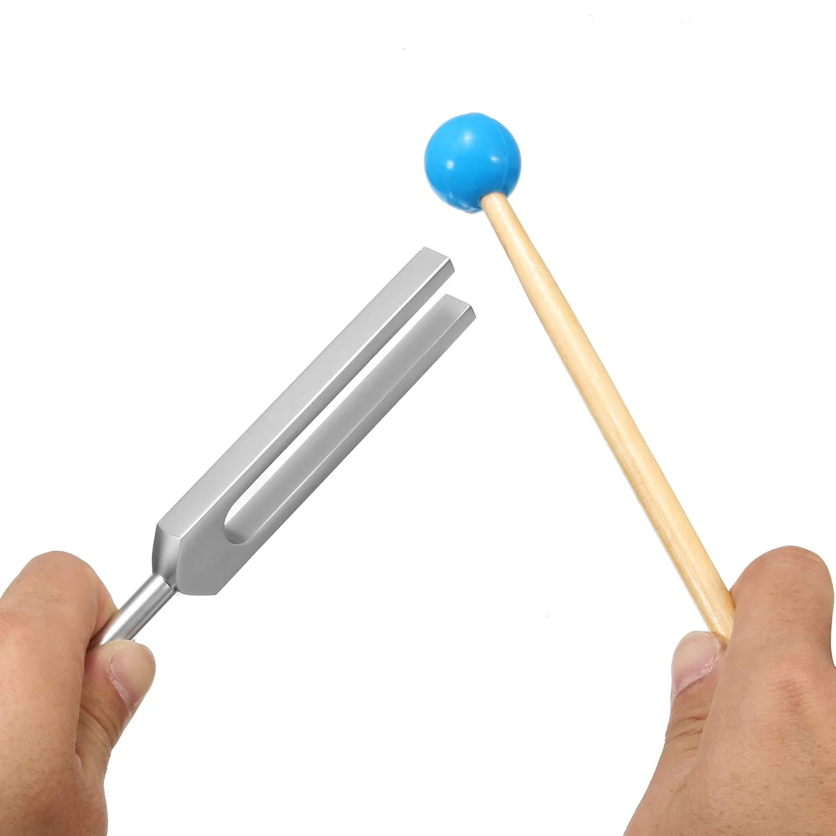 528 hz Tuning Fork Medical with Taylor Percussion Hammer Mallet, Non-Magnetic Aluminum Alloy Tuning Forks for Sound Healing Therapy, DNA Repair, Violin/Guitar/Piano Tune 528Hz - Image 6