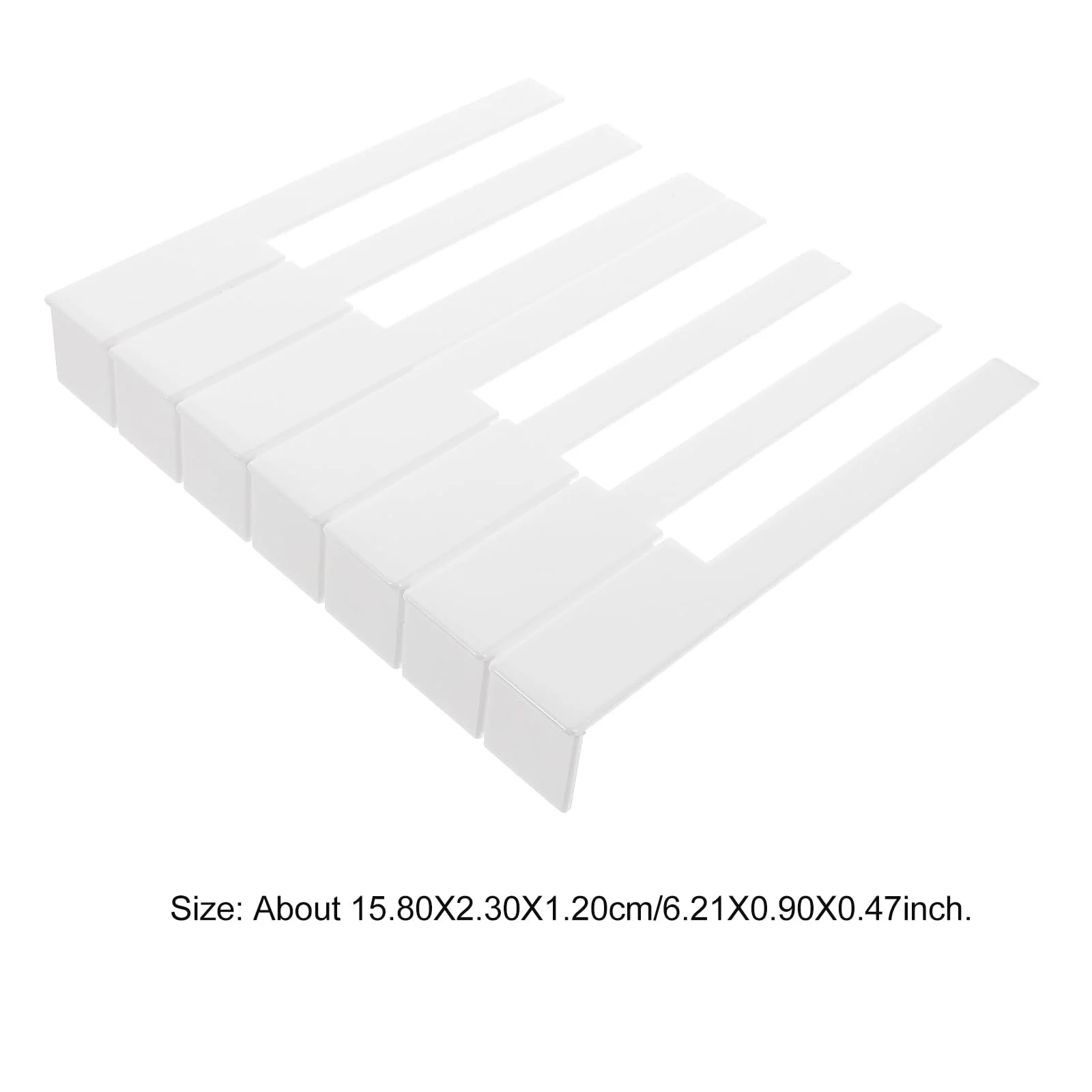 52Pcs Acrylic Piano Keytops Replacement Set for Upright Piano Professional Repair Tools for Key Restoration and Maintenance White 15.8X2.3X1.2CM - Image 3